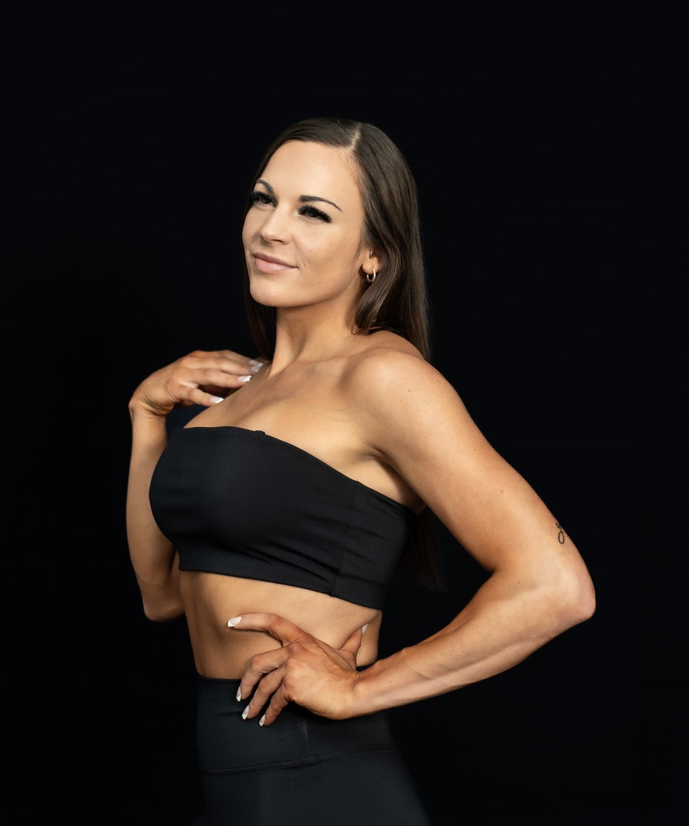 Resilient Evolve Bra (Hybrid Bandeau) -Black - VITAL APPAREL