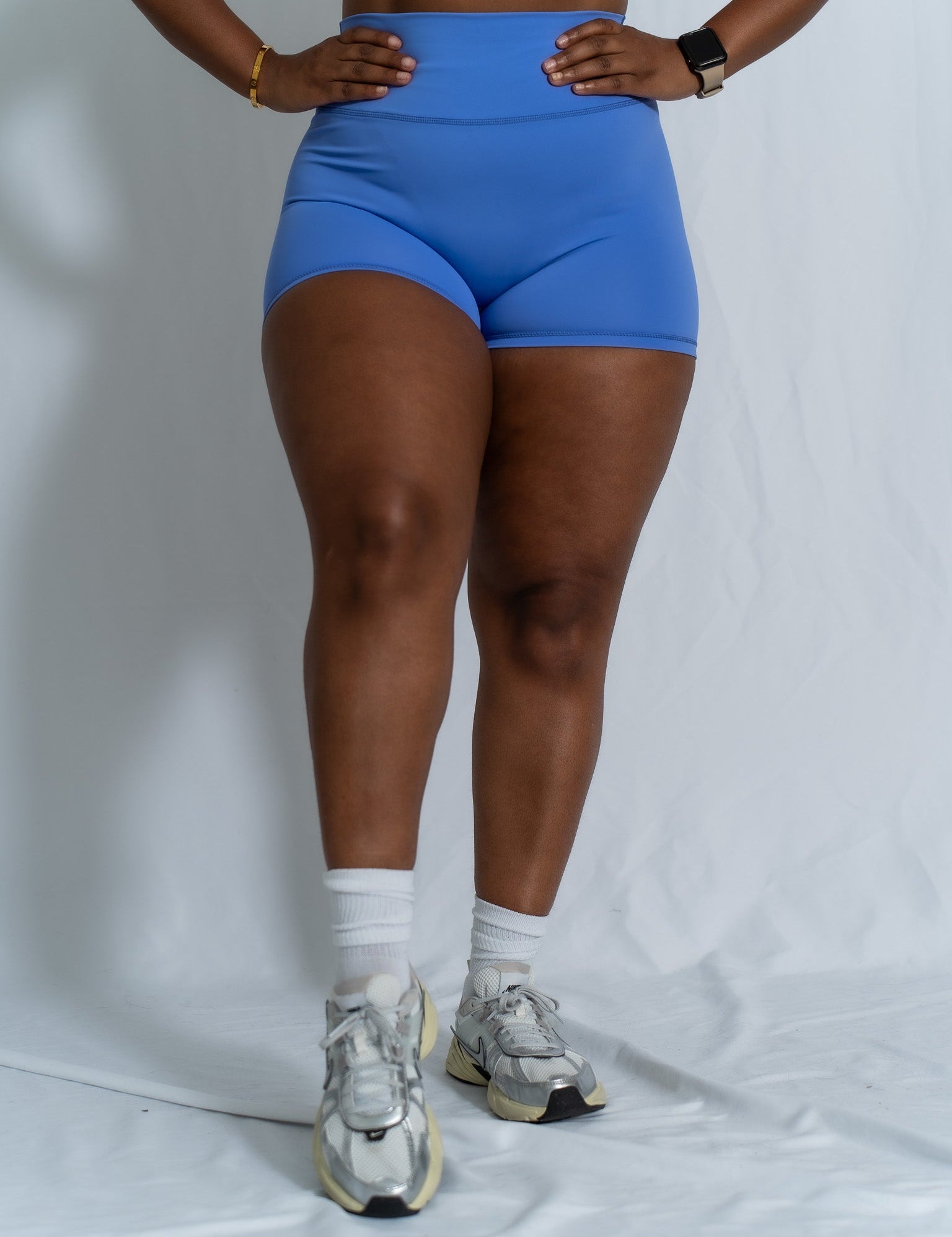 Resilient High Waist 4” Shorts - Boss Blue - VITAL APPAREL