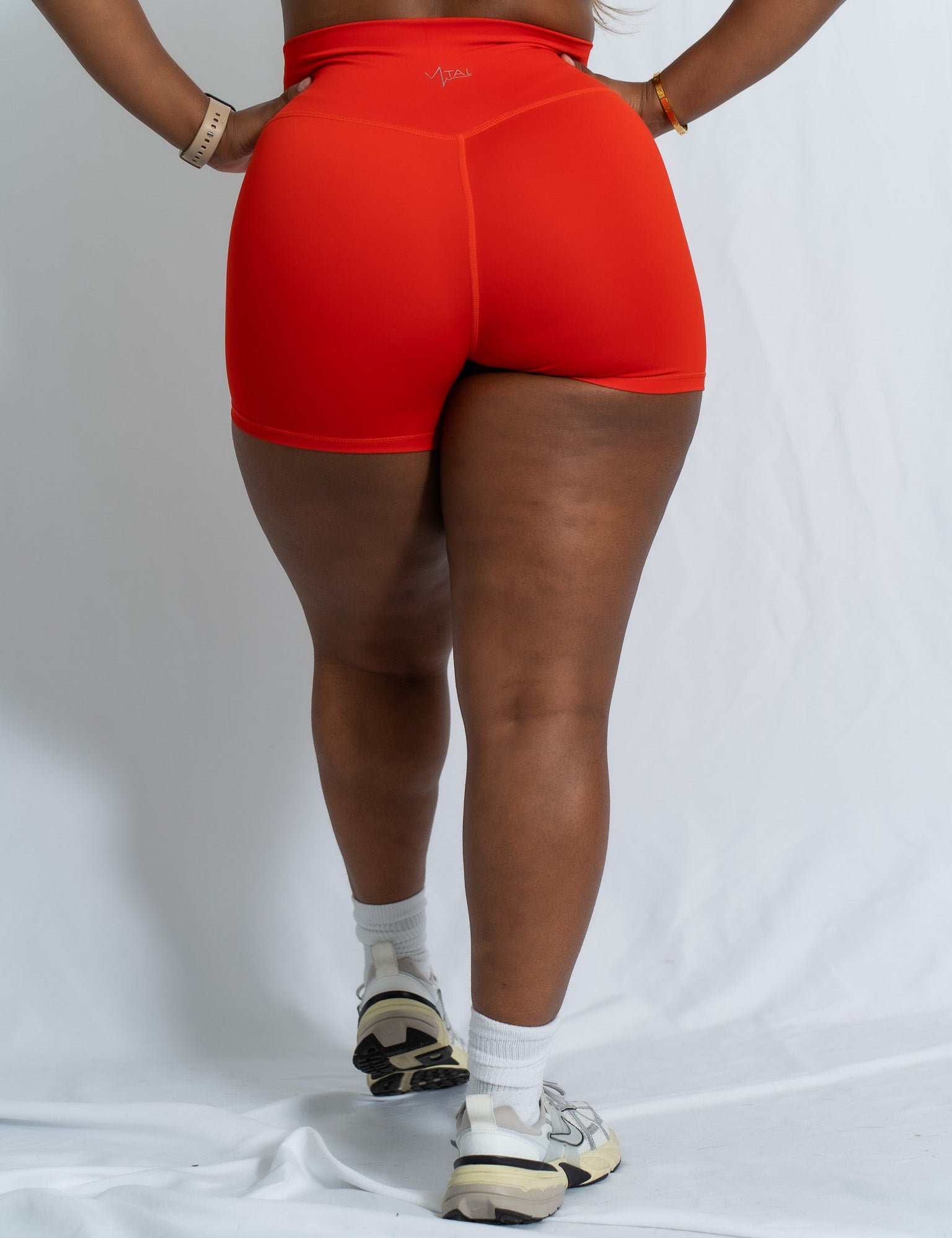 Resilient High Waist 4” Shorts - Cherry - VITAL APPAREL