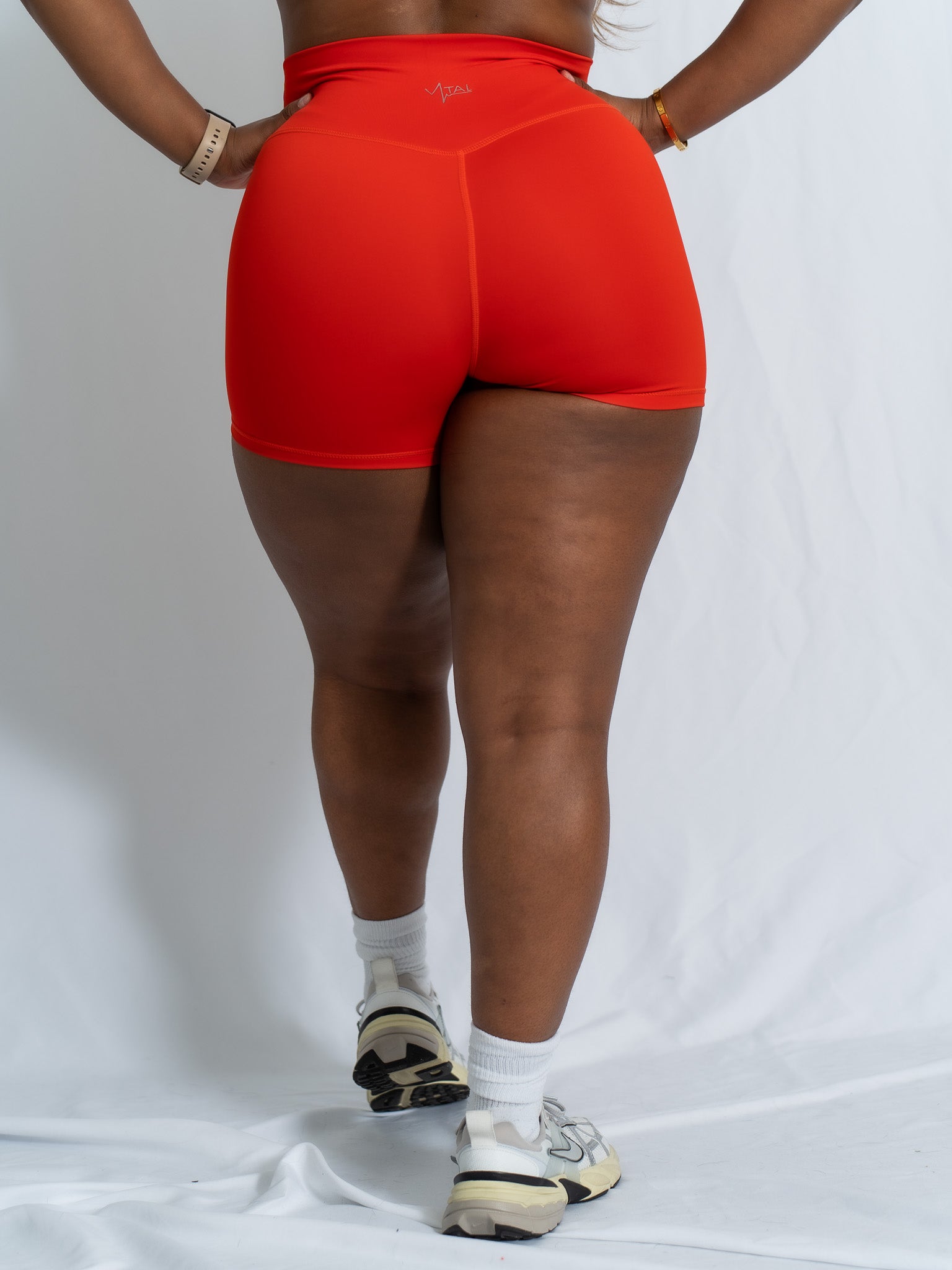 Resilient High Waist 4” Shorts - Cherry - VITAL APPAREL