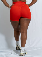 Resilient High Waist 4” Shorts - Cherry - VITAL APPAREL