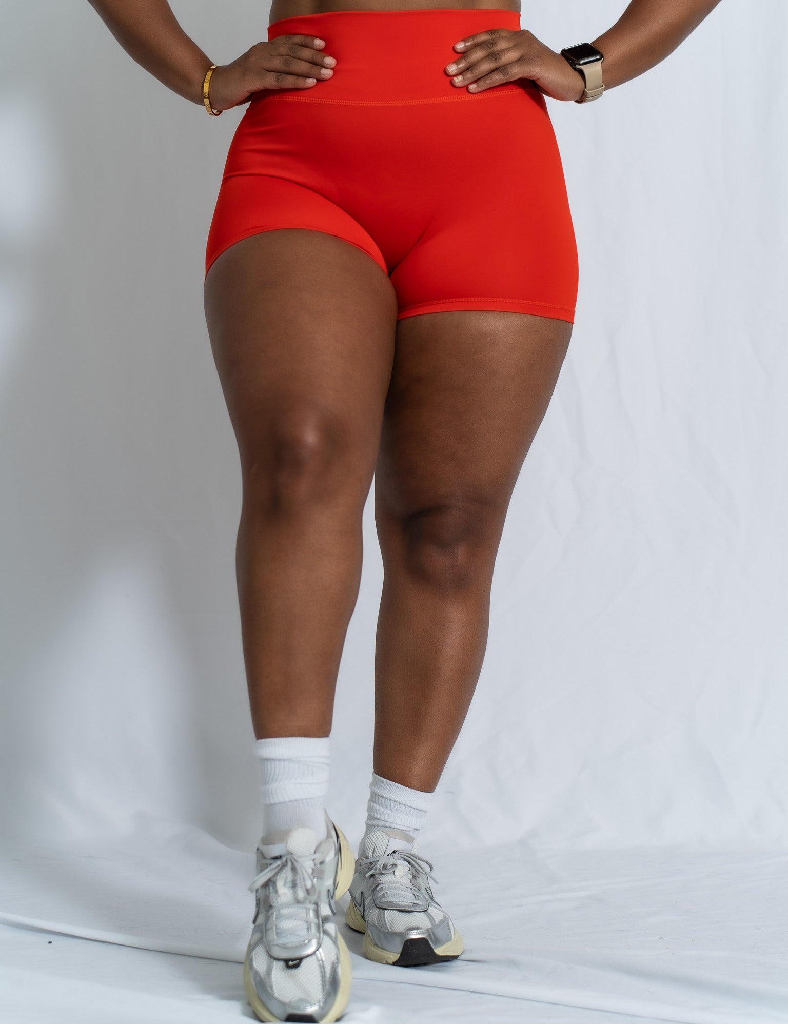 Resilient High Waist 4” Shorts - Cherry - VITAL APPAREL