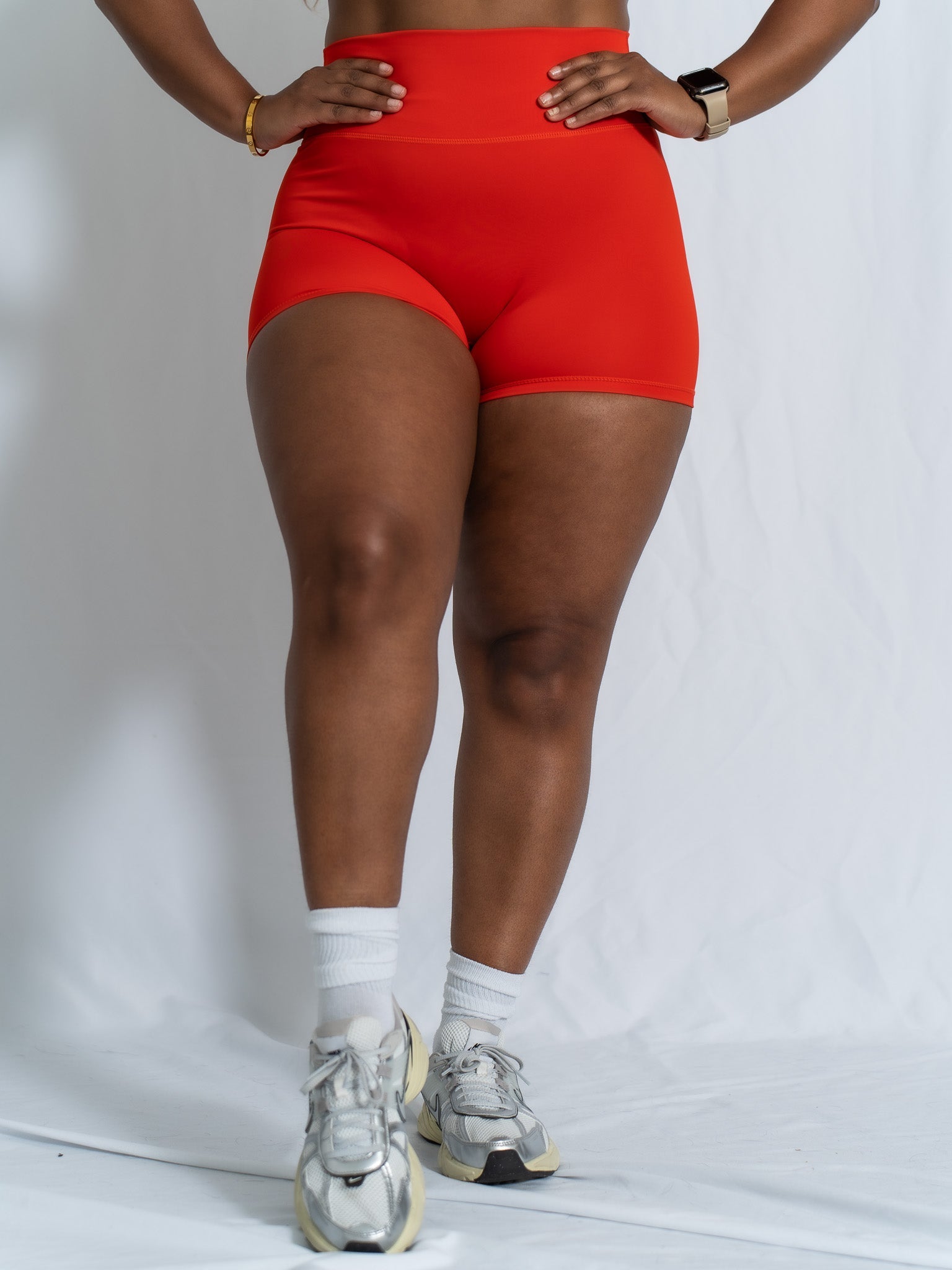 Resilient High Waist 4” Shorts - Cherry - VITAL APPAREL