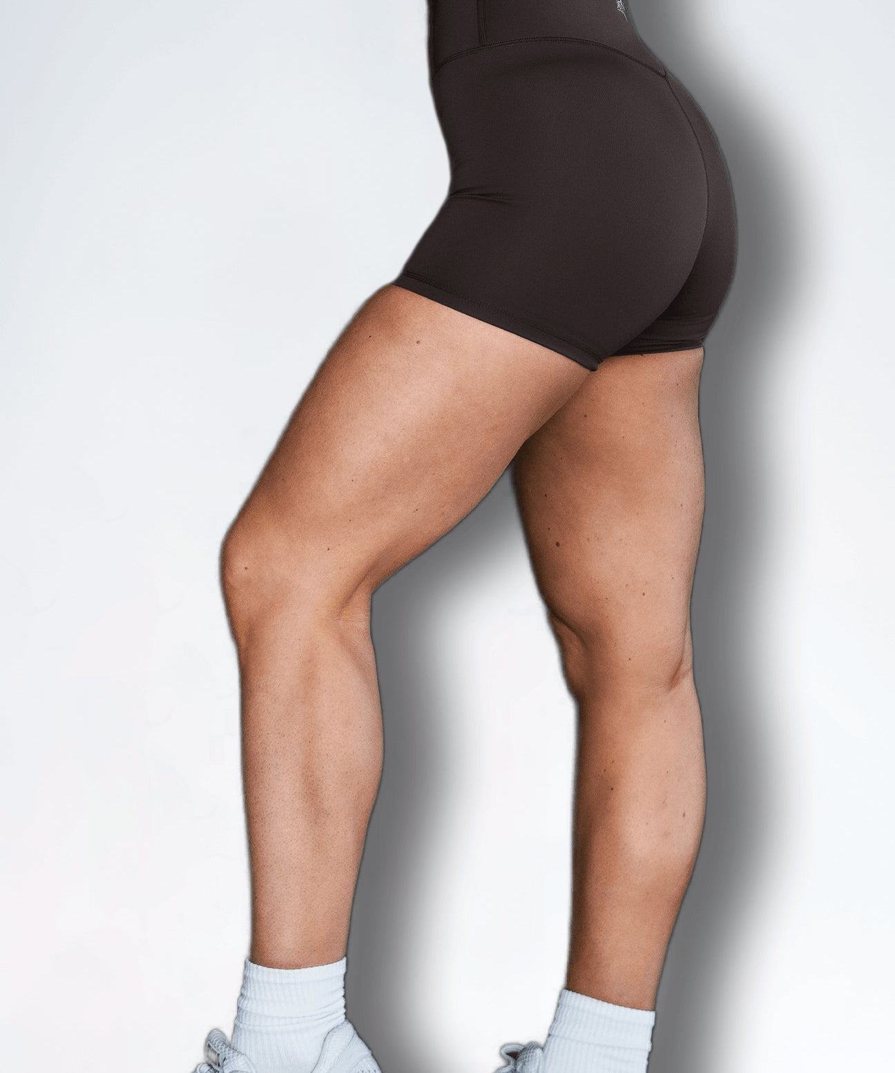 Resilient High Waist 4” Shorts - Espresso - VITAL APPAREL