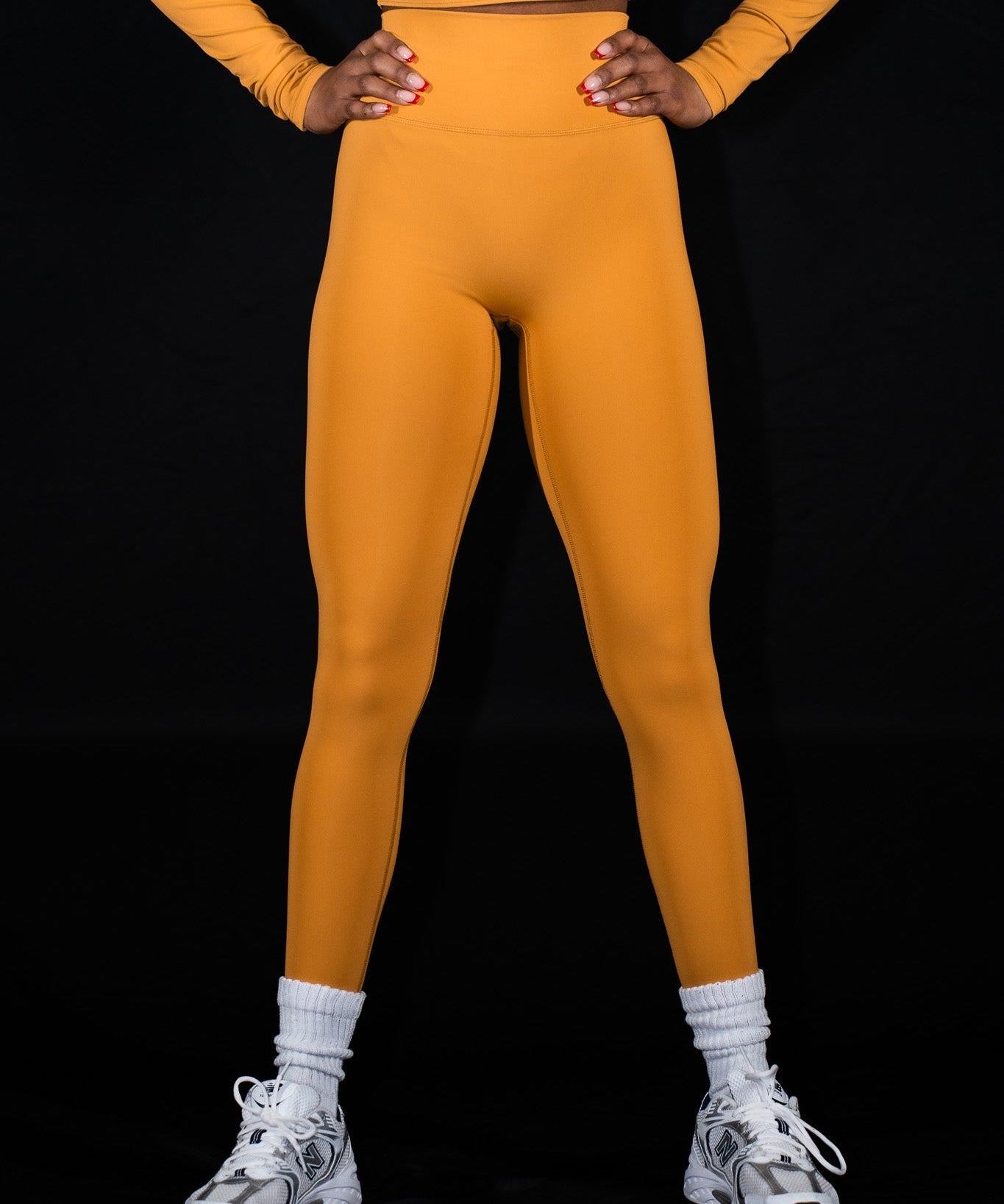 Resilient Non Pocket Legging - Amber - VITAL APPAREL