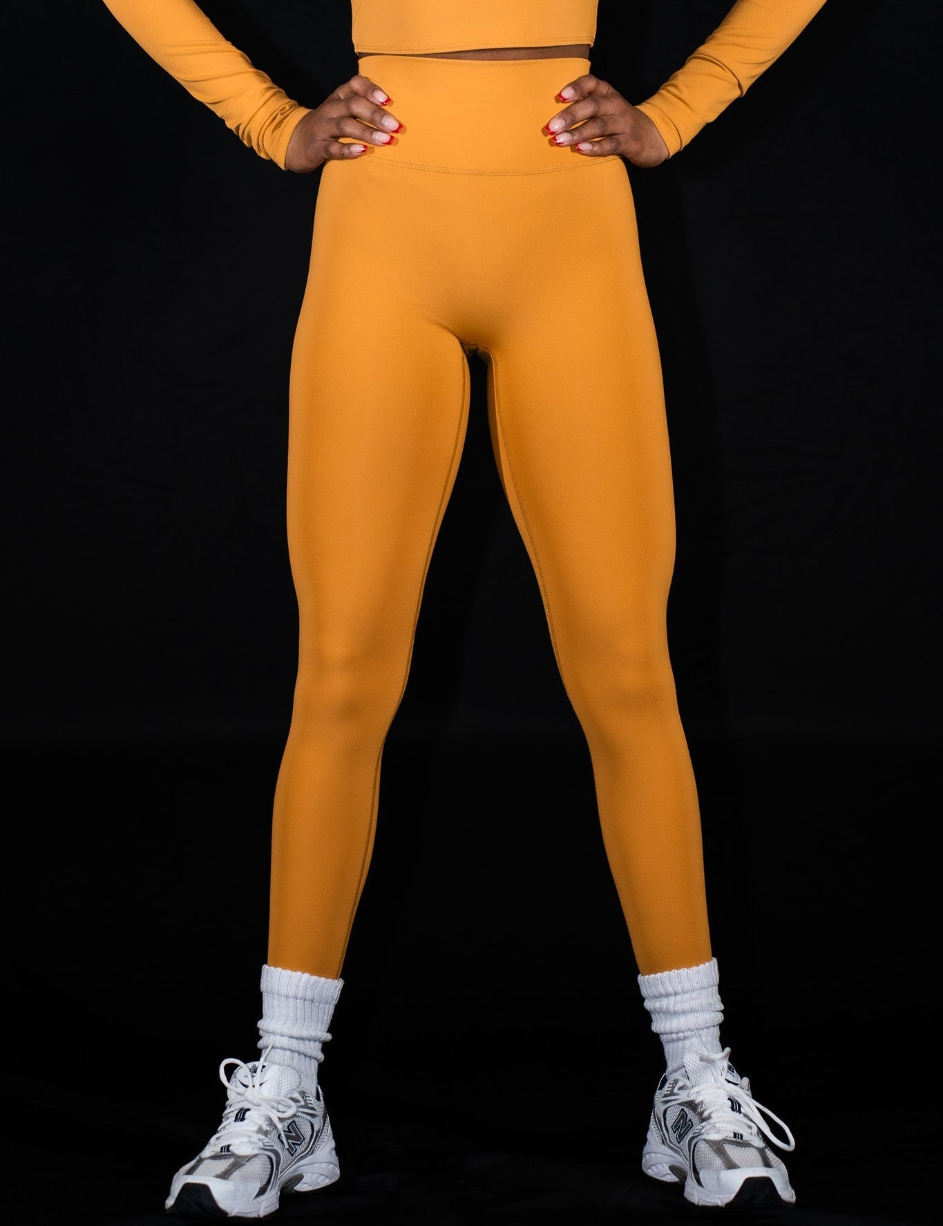 Resilient Non Pocket Legging - Amber - VITAL APPAREL