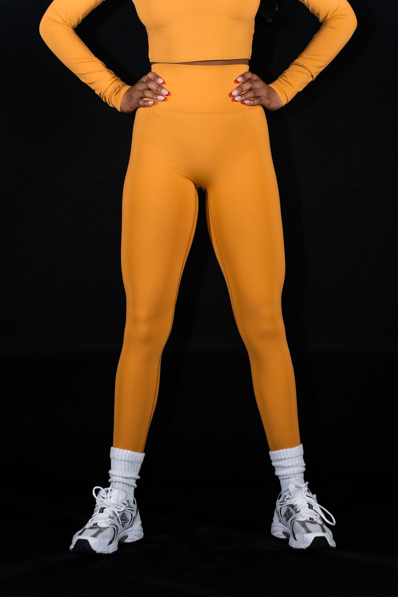 Resilient Non Pocket Legging - Amber - VITAL APPAREL