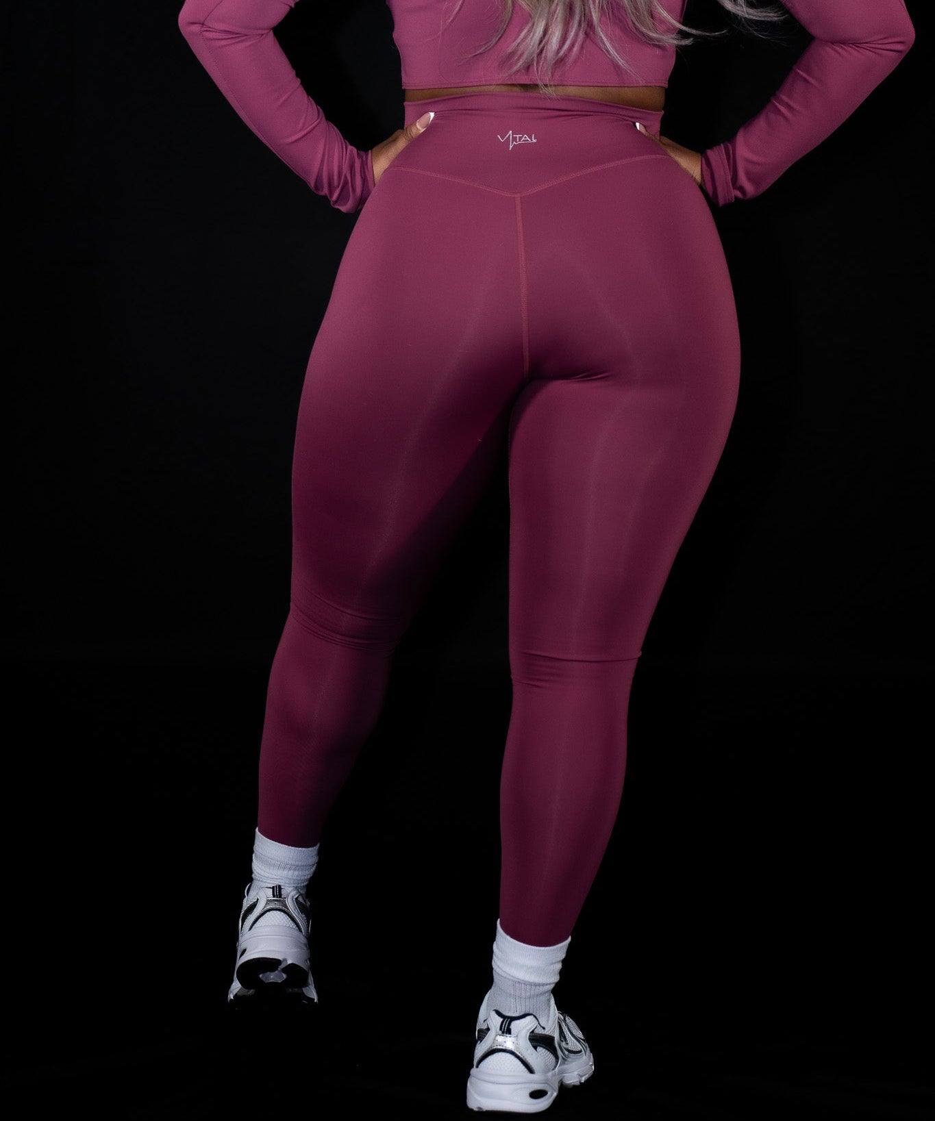 Resilient Non Pocket Legging - Rouge Pink - VITAL APPAREL