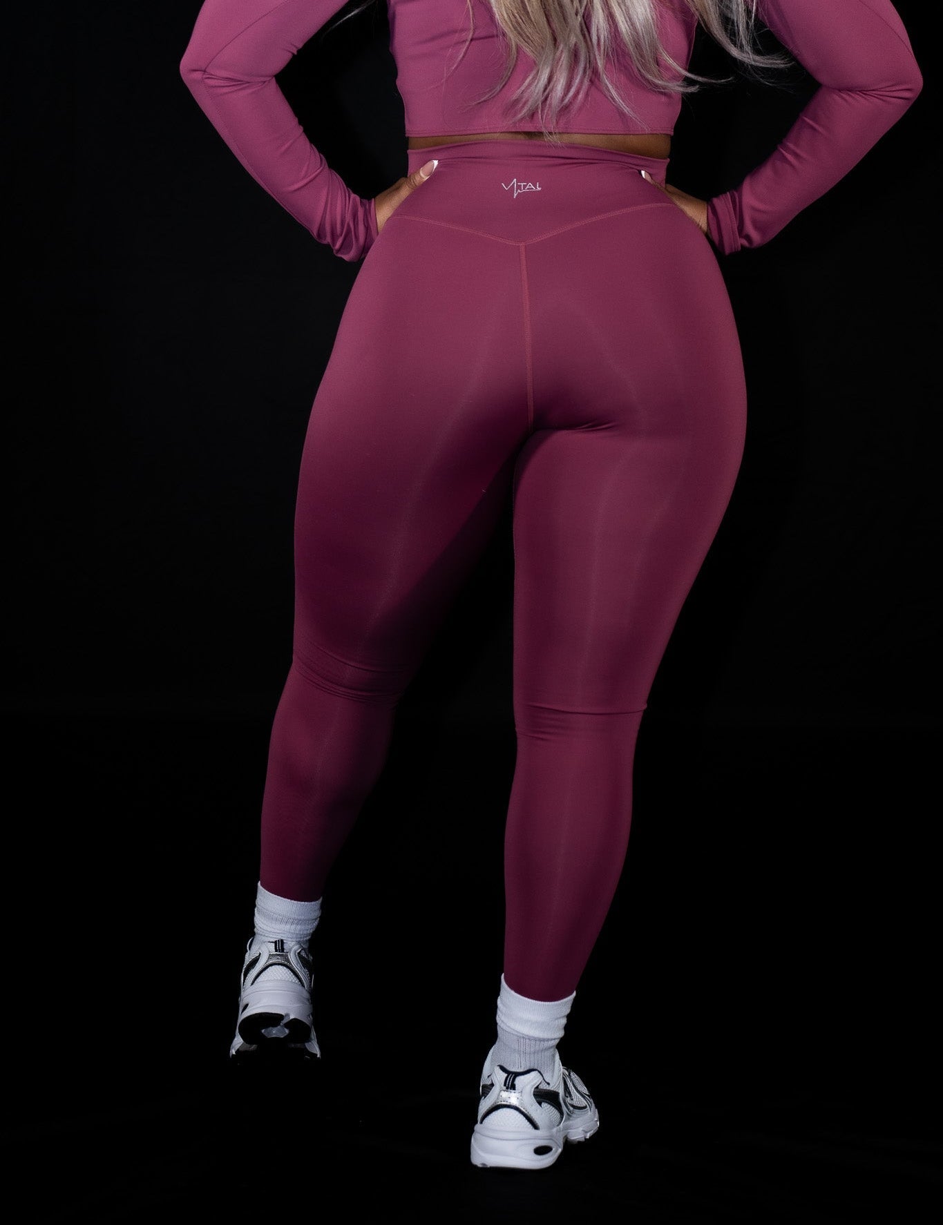 Resilient Non Pocket Legging - Rouge Pink - VITAL APPAREL