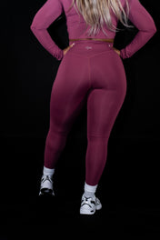 Resilient Non Pocket Legging - Rouge Pink - VITAL APPAREL