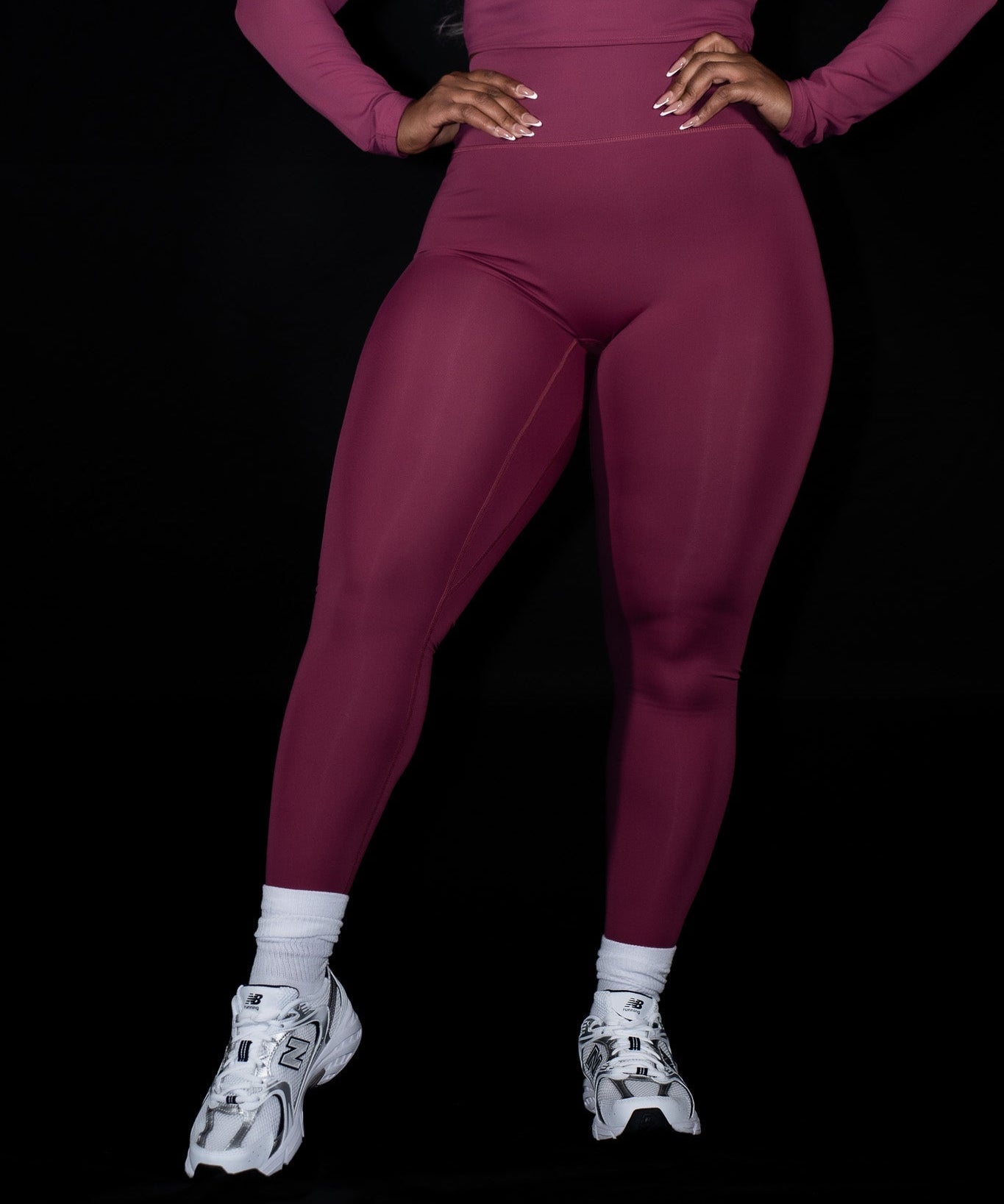 Resilient Non Pocket Legging - Rouge Pink - VITAL APPAREL