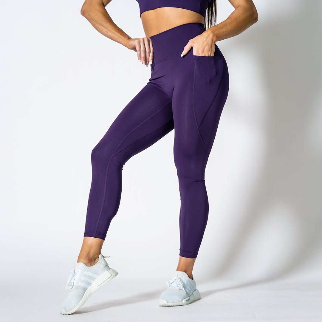 Resilient Pocket Legging - Royal Purple - VITAL APPAREL