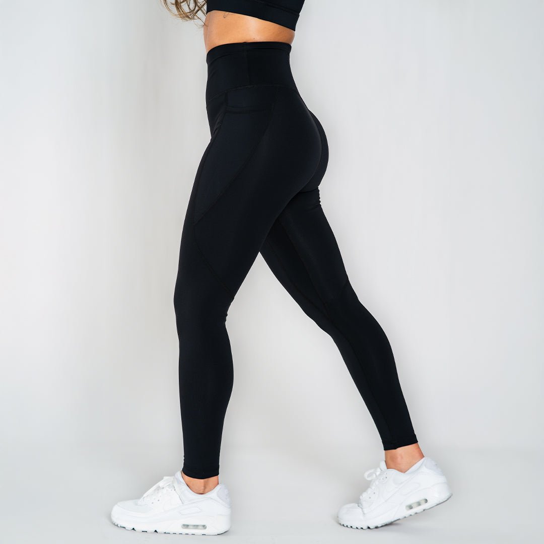 Resilient Pocket Leggings - Black - VITAL APPAREL