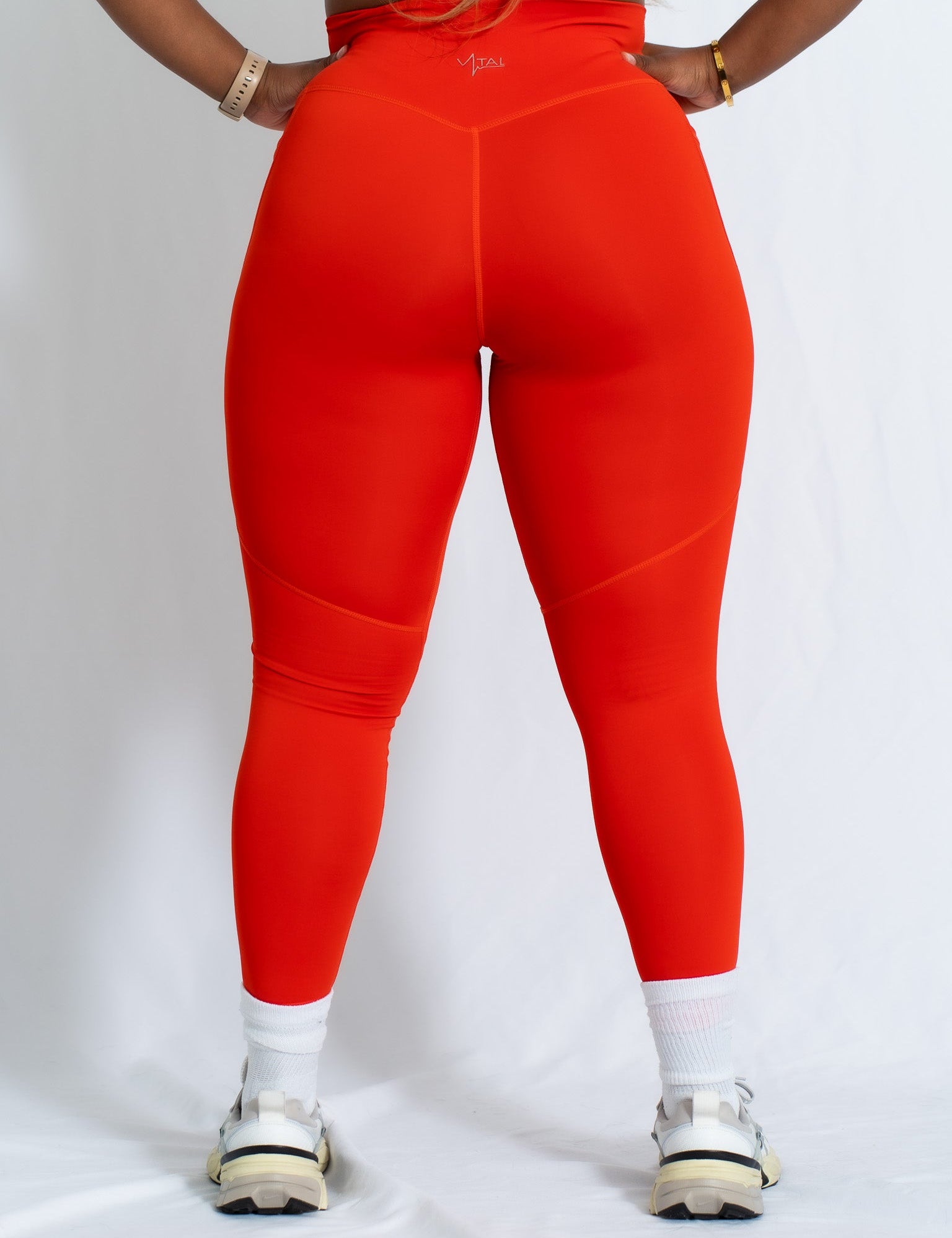 Resilient Pocket Leggings - Cherry - VITAL APPAREL