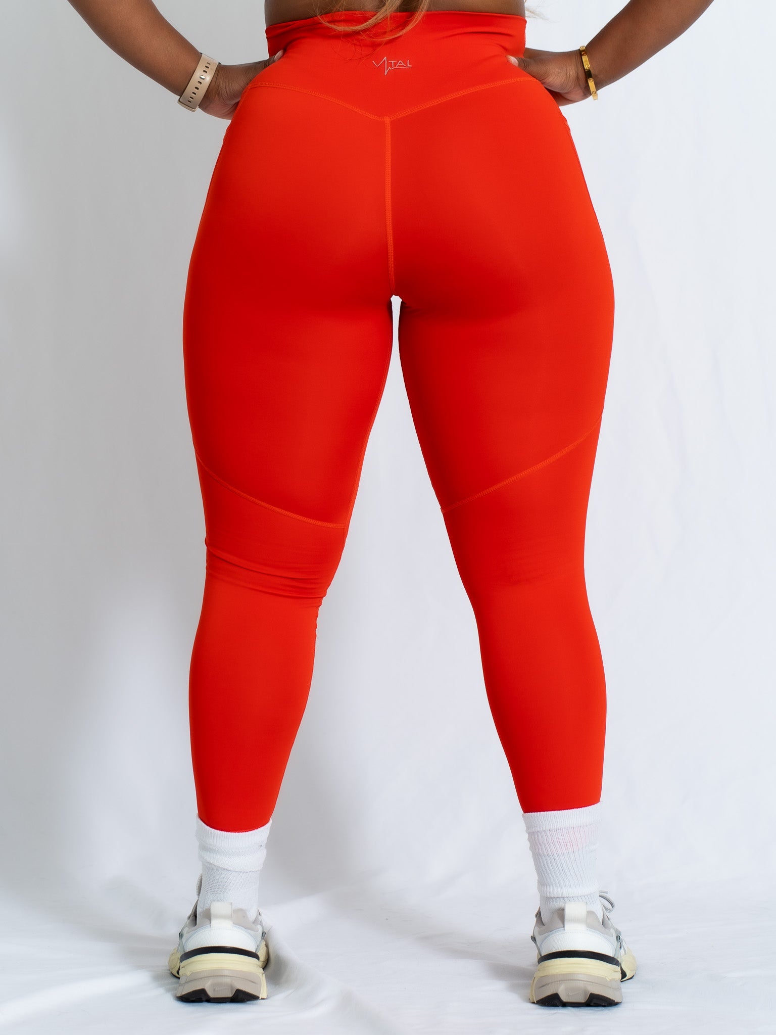 Resilient Pocket Leggings - Cherry - VITAL APPAREL