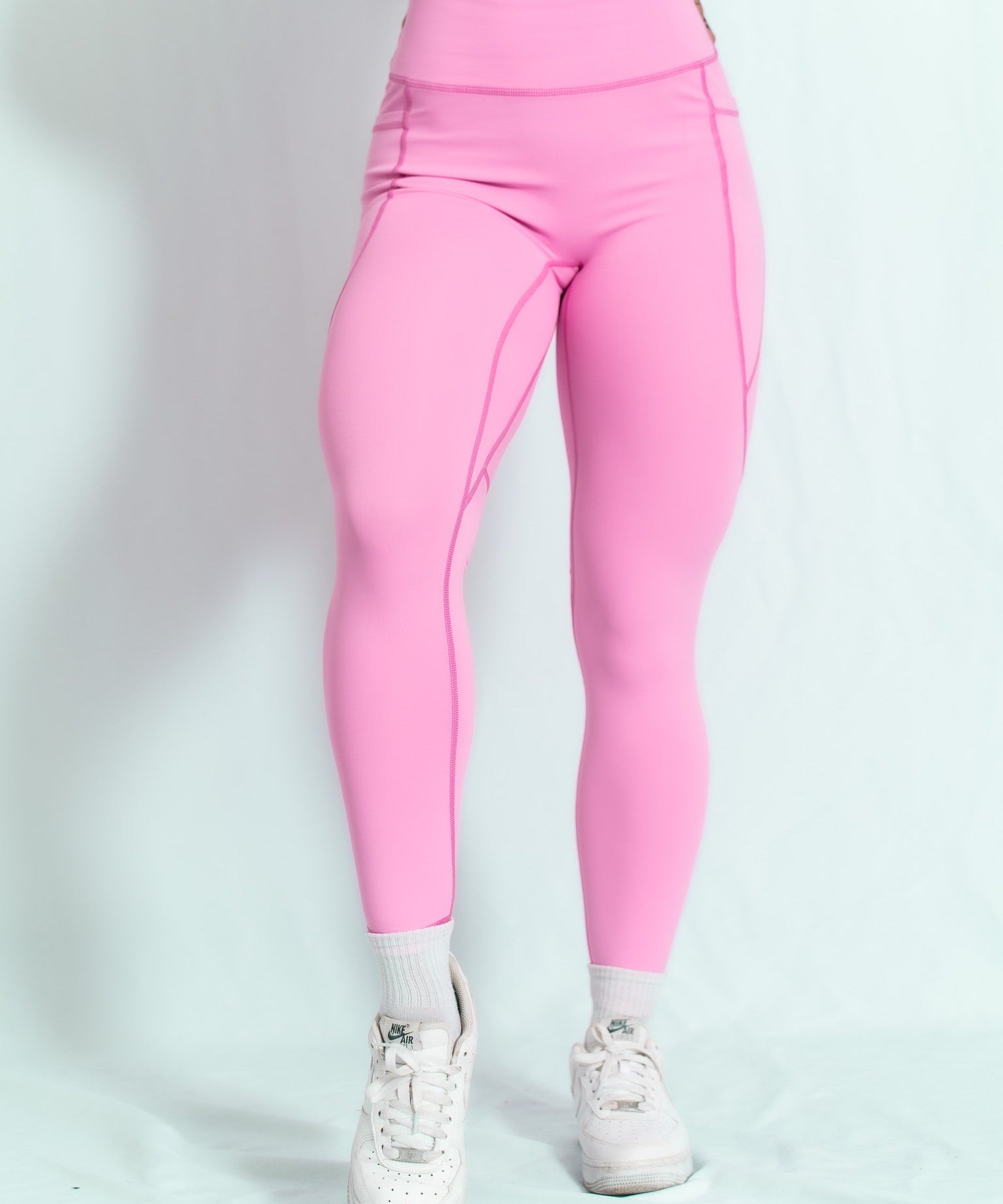 Resilient Pocket Leggings - Pastel Pink - VITAL APPAREL