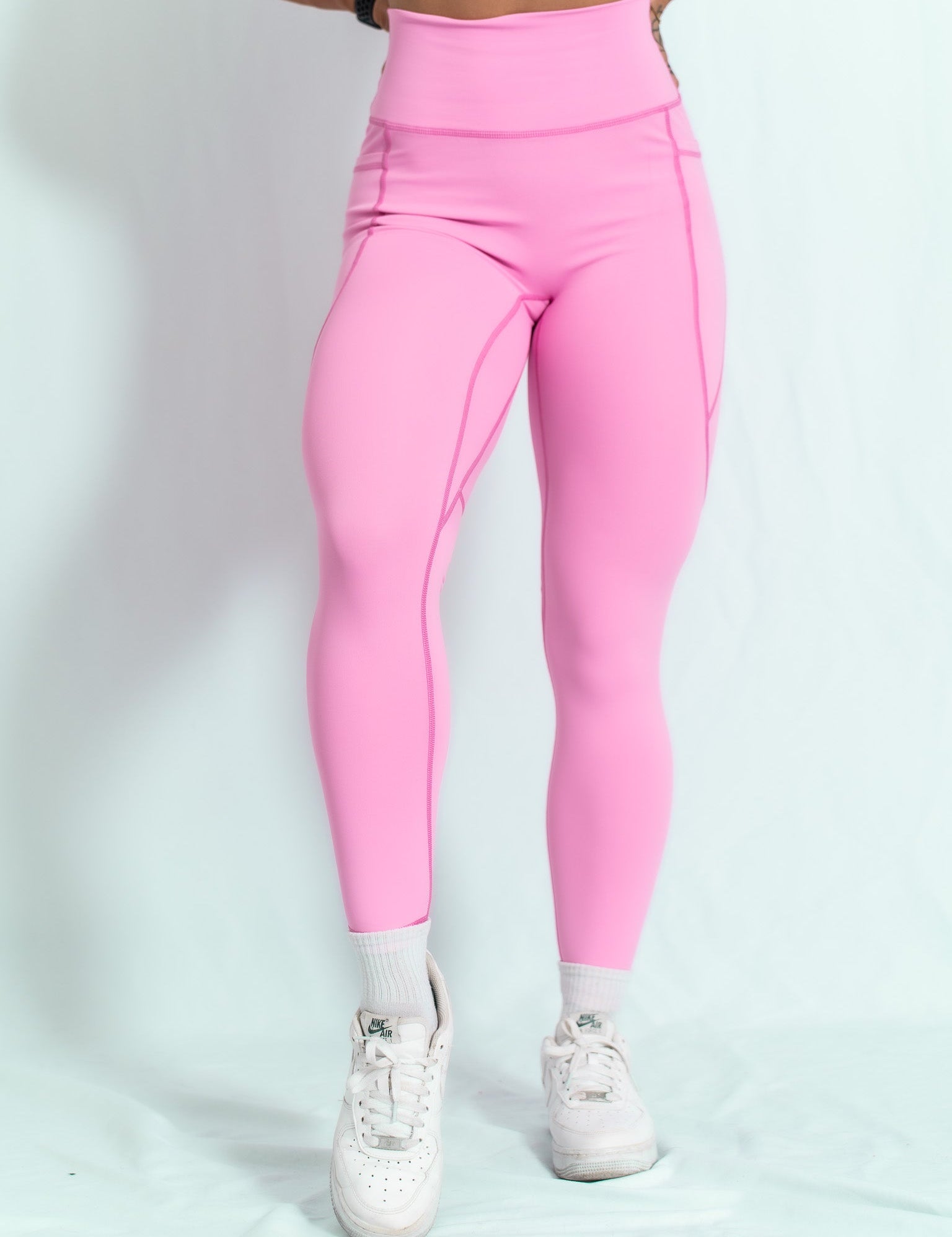 Resilient Pocket Leggings - Pastel Pink - VITAL APPAREL