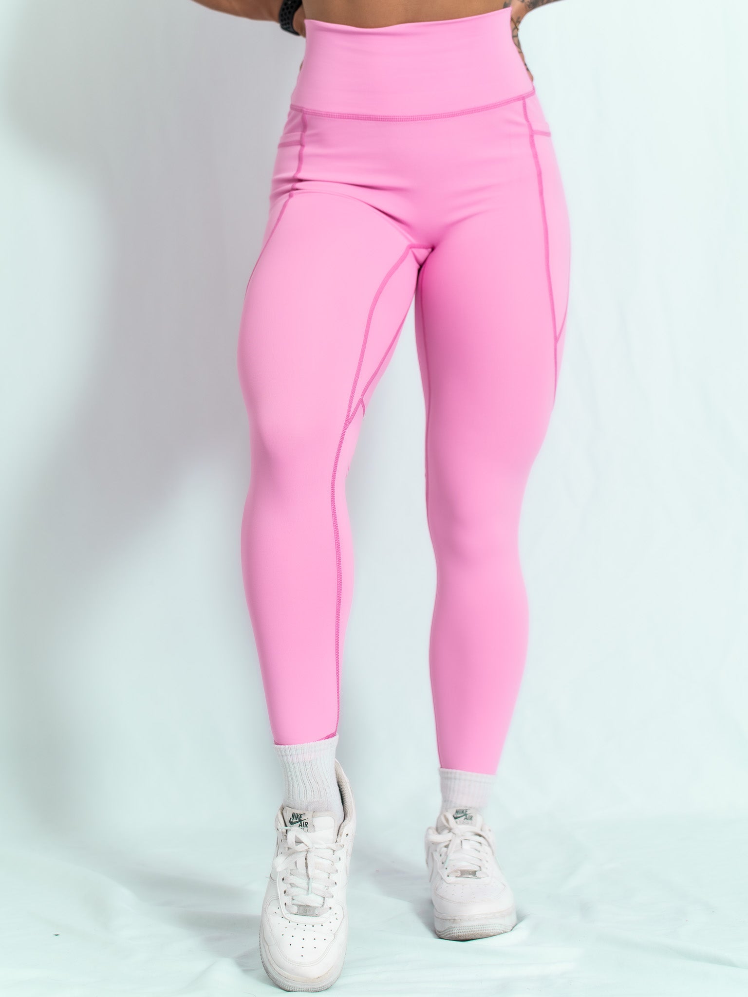 Resilient Pocket Leggings - Pastel Pink - VITAL APPAREL