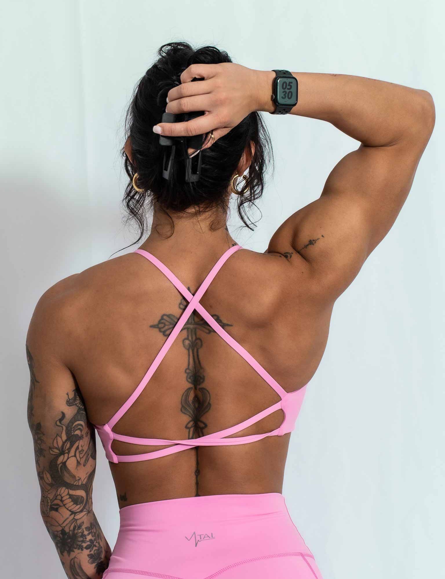 Resilient Power Bra - Bubble Gum - VITAL APPAREL