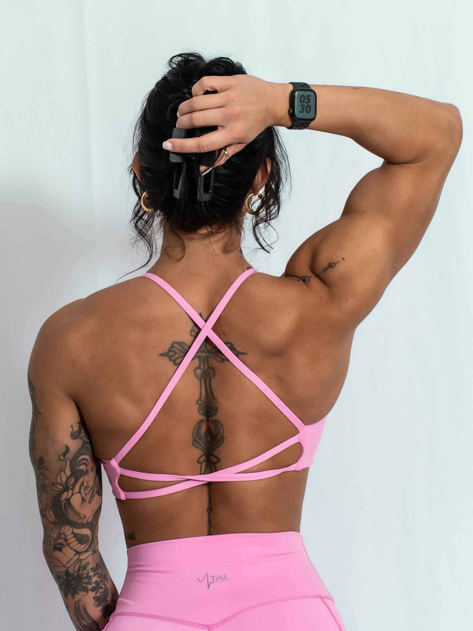 Resilient Power Bra - Bubble Gum - VITAL APPAREL