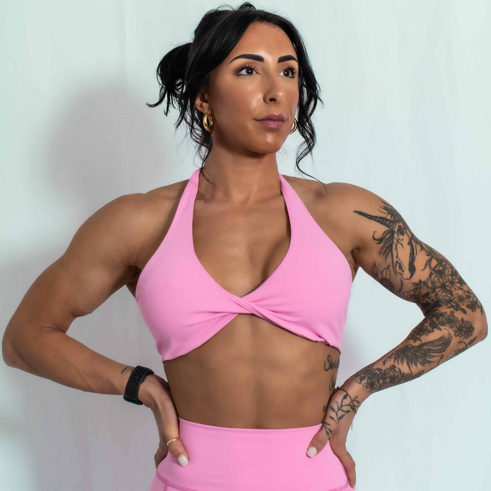 Resilient Power Bra - Bubble Gum - VITAL APPAREL