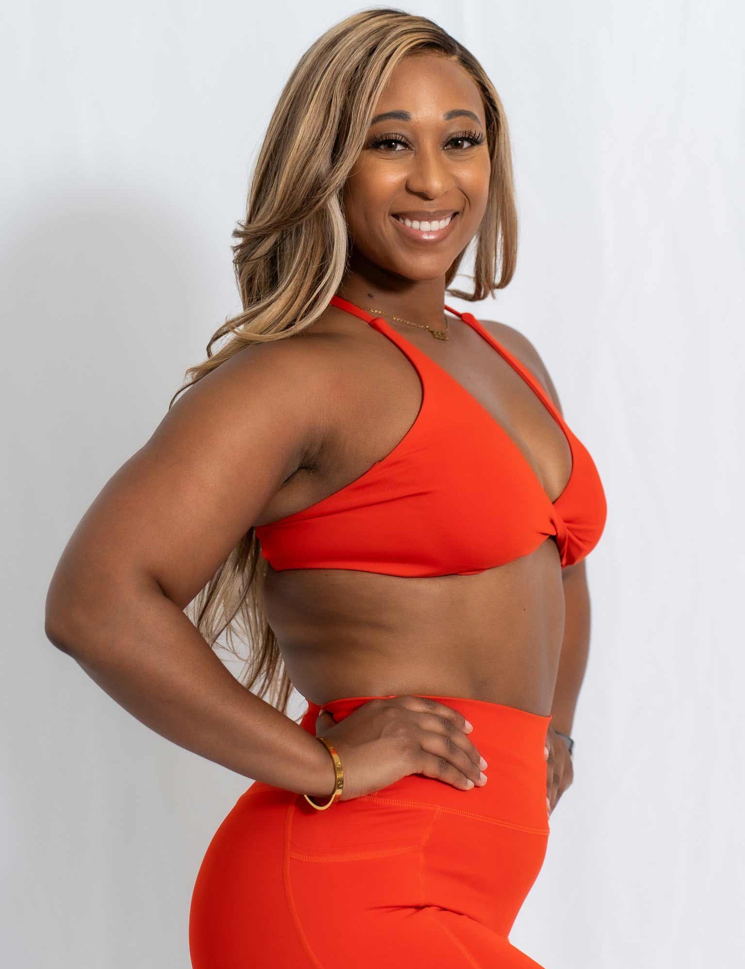 Resilient Power Bra - Cherry - VITAL APPAREL