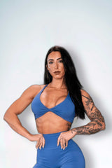 Resilient Power Bra - Denim Blue