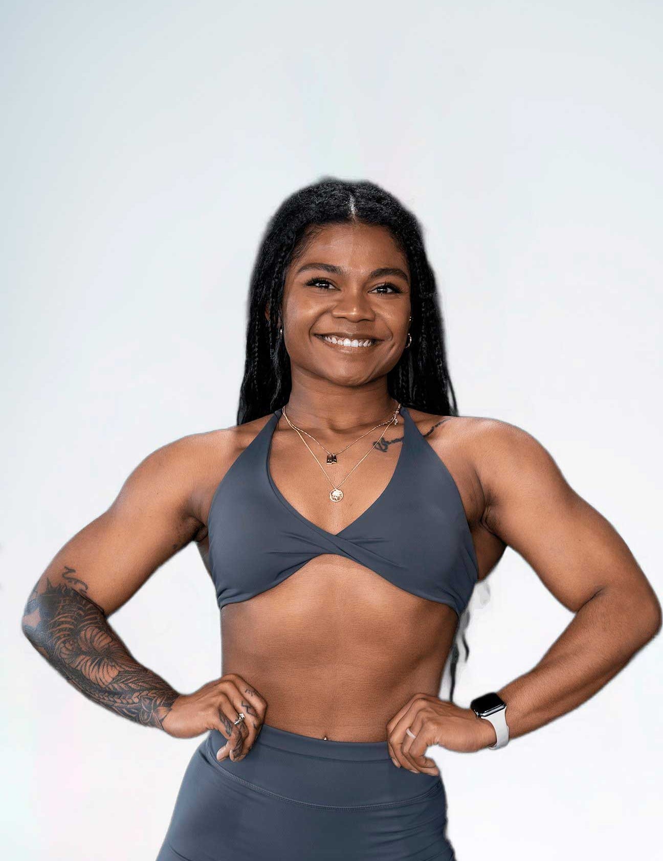 Resilient Power Bra - Graphite - VITAL APPAREL