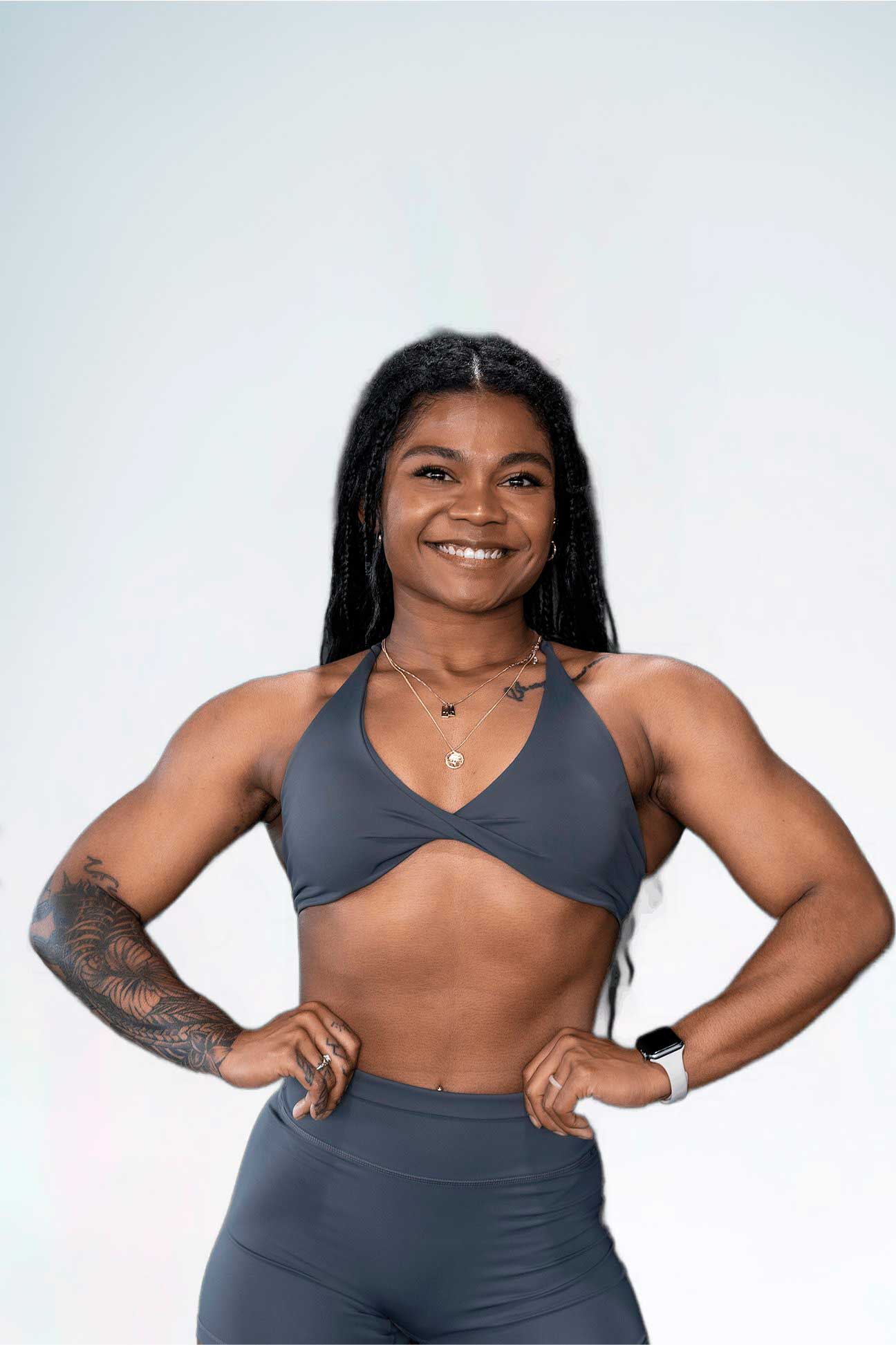 Resilient Power Bra - Graphite - VITAL APPAREL