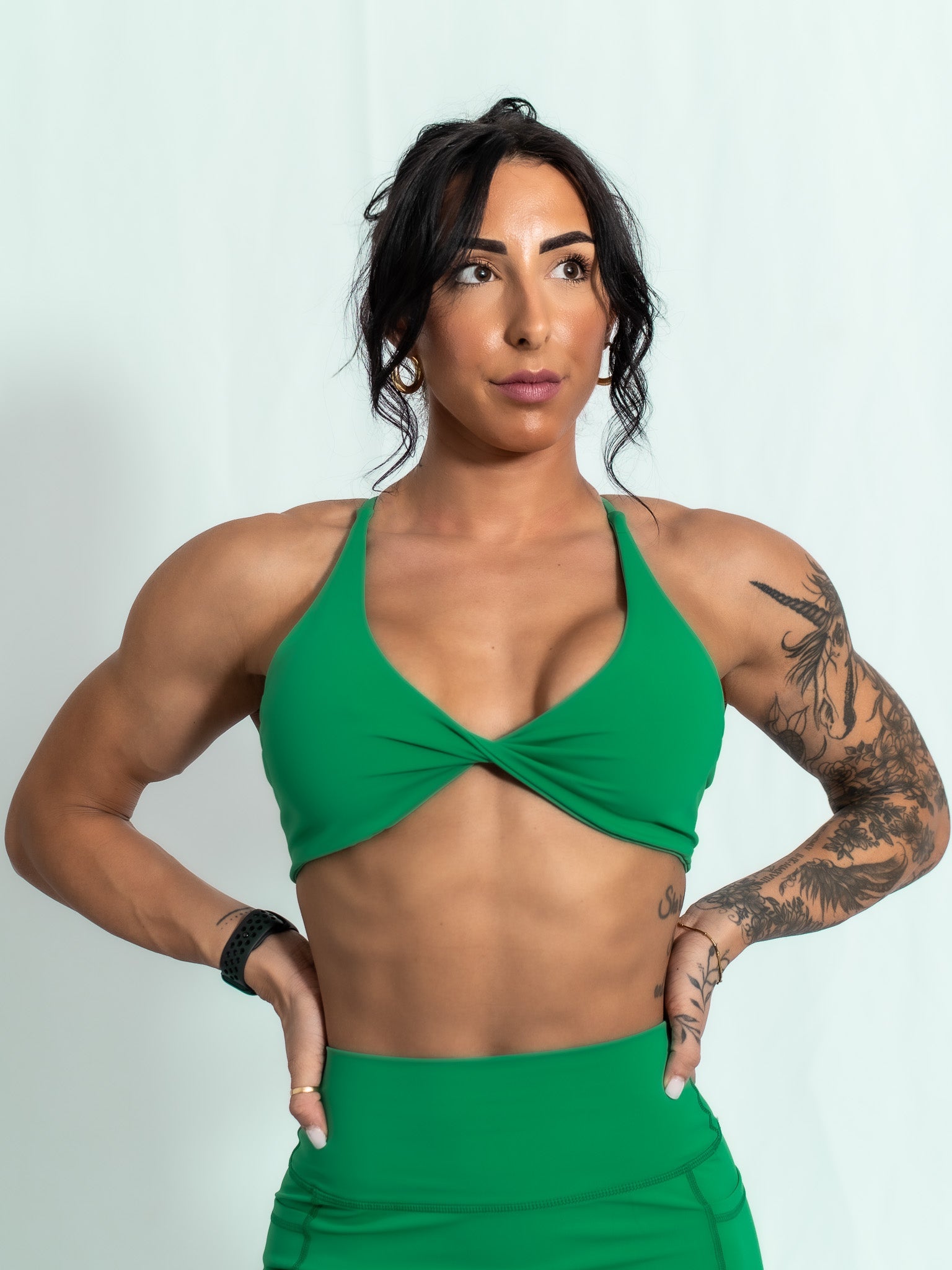 Resilient Power Bra - Jade - VITAL APPAREL