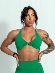 Resilient Power Bra - Jade - VITAL APPAREL