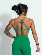 Resilient Power Bra - Jade - VITAL APPAREL