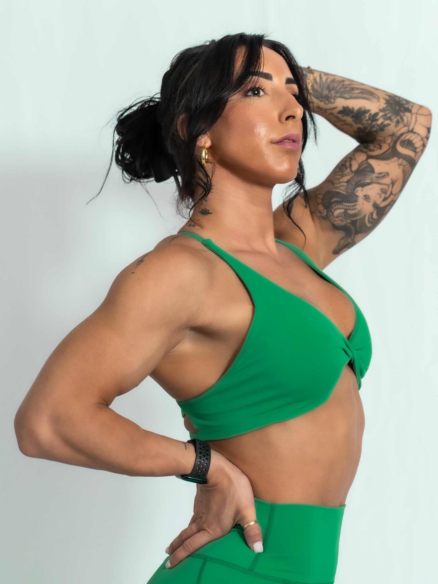 Resilient Power Bra - Jade - VITAL APPAREL
