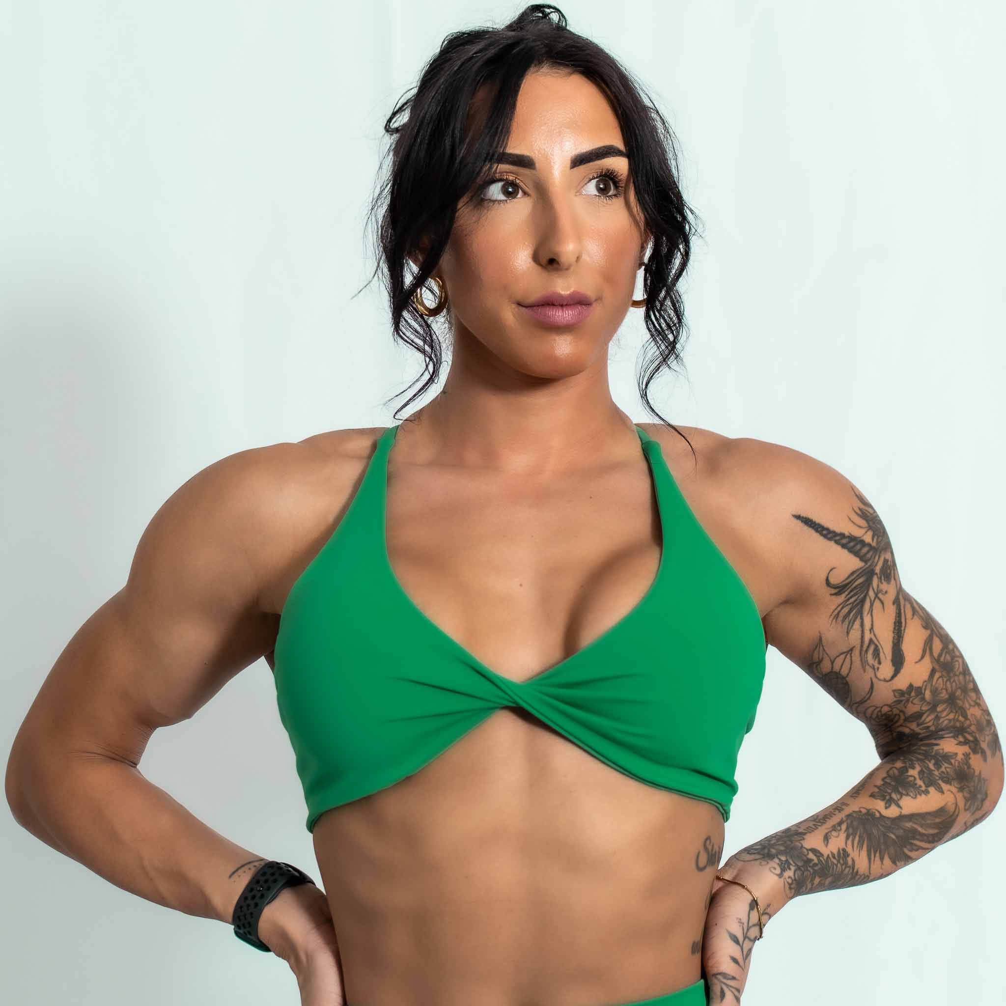 Resilient Power Bra - Jade - VITAL APPAREL