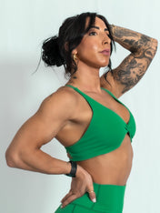 Resilient Power Bra - Jade - VITAL APPAREL