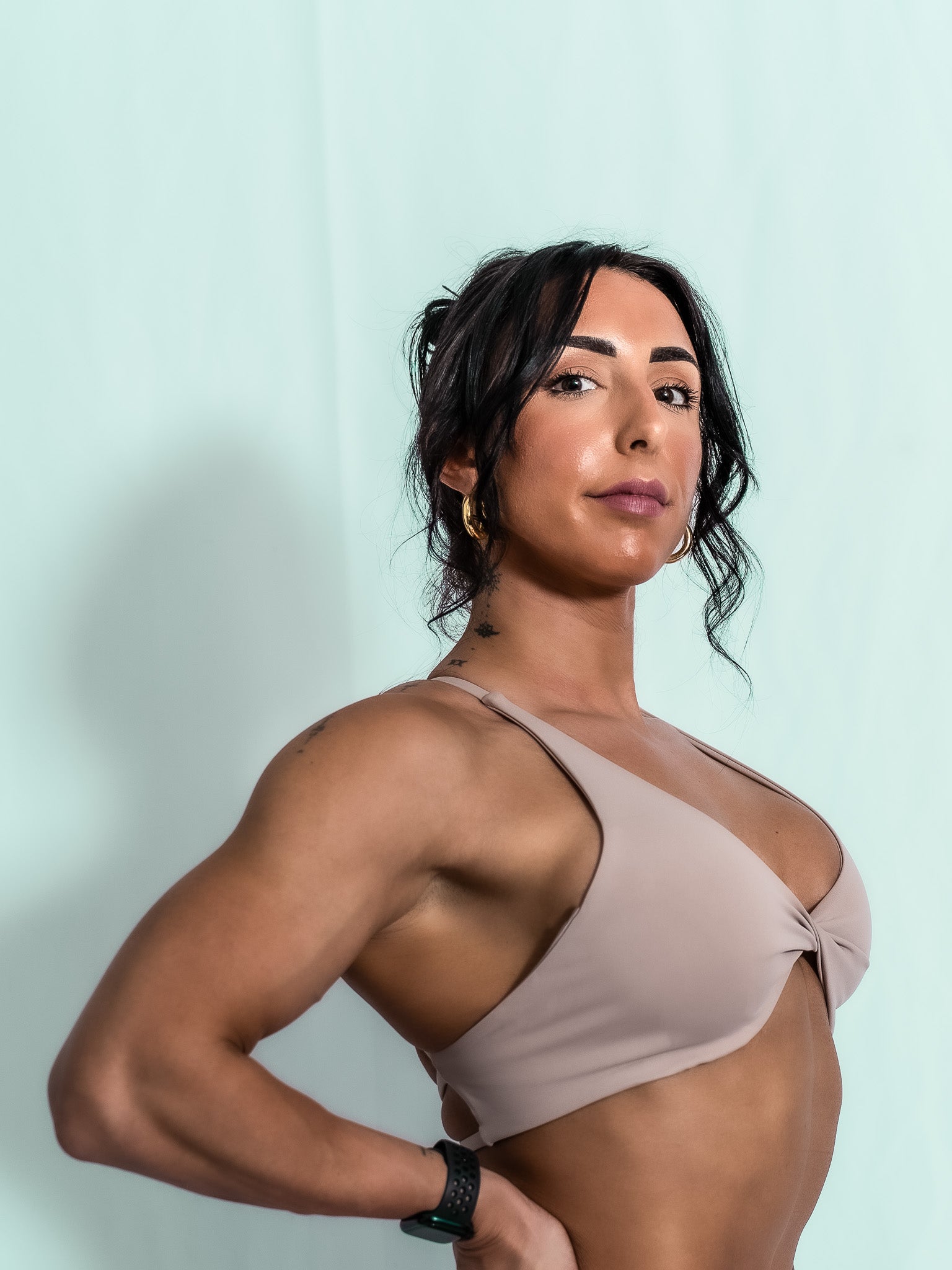 Resilient Power Bra - Onyx Clay - VITAL APPAREL