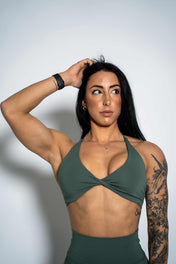 Resilient Power Bra - Space Blue, Sage, Rust, Basil, Cool Gray