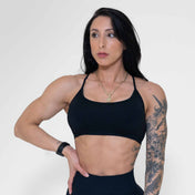 Seamless Aura Bra - Black - VITAL APPAREL