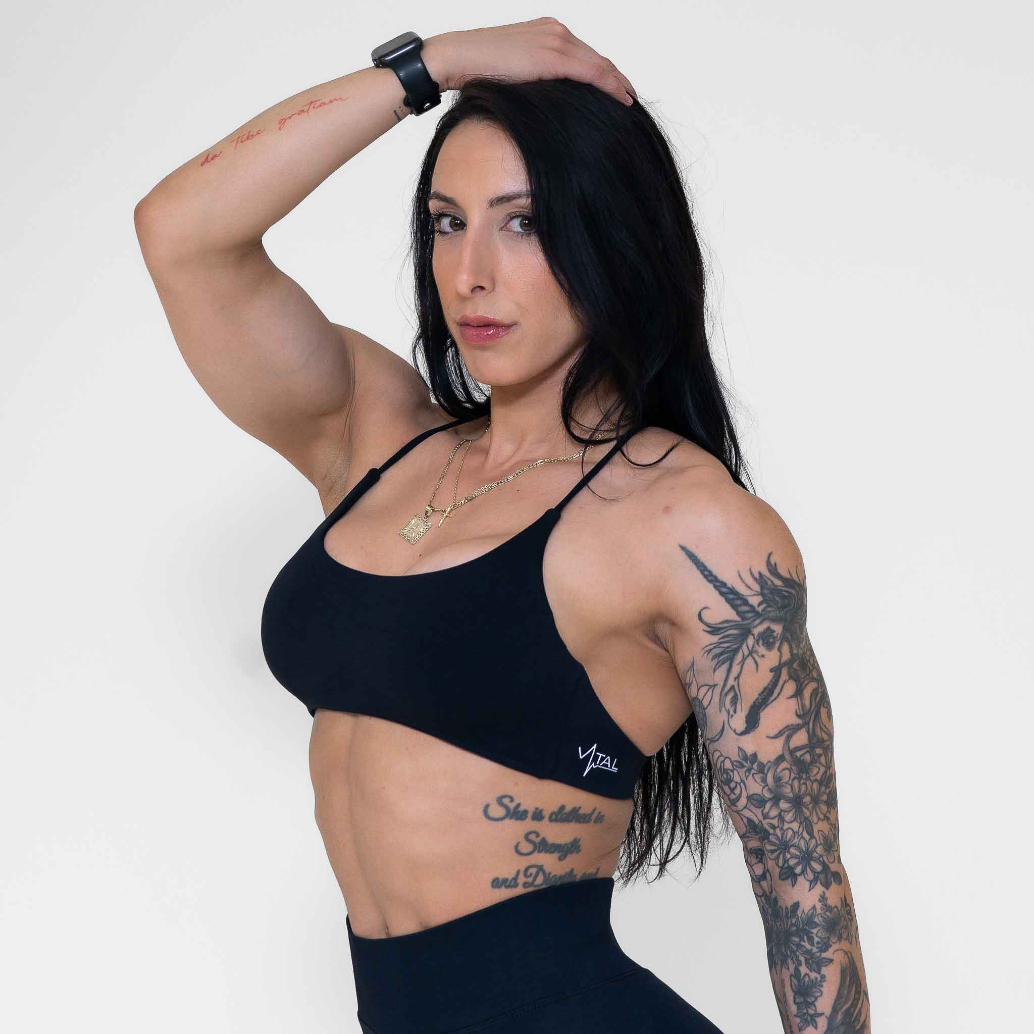 Seamless Unity Bra - Black - VITAL APPAREL