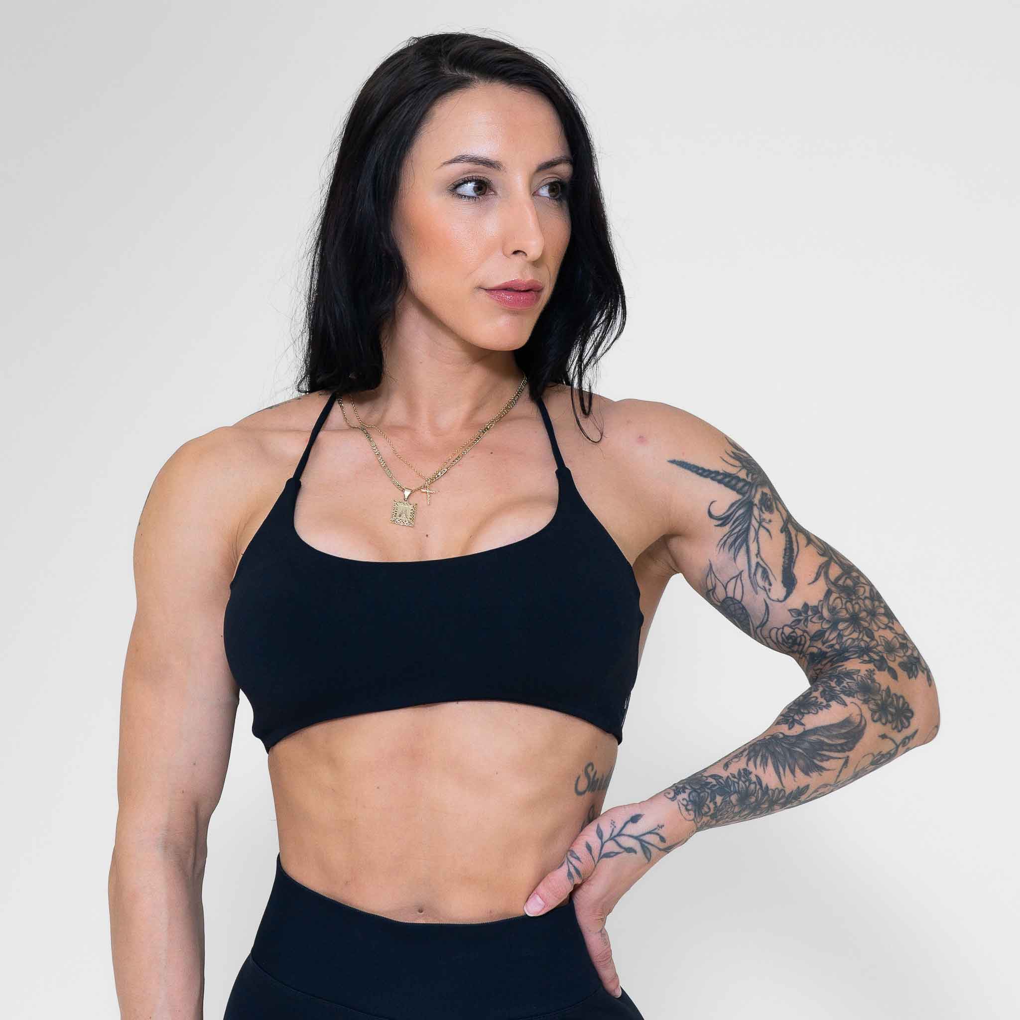 Seamless Unity Bra - Black - VITAL APPAREL