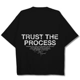 Oversized Pump Cover T-Shirt - Aspire T Black/Grunge White