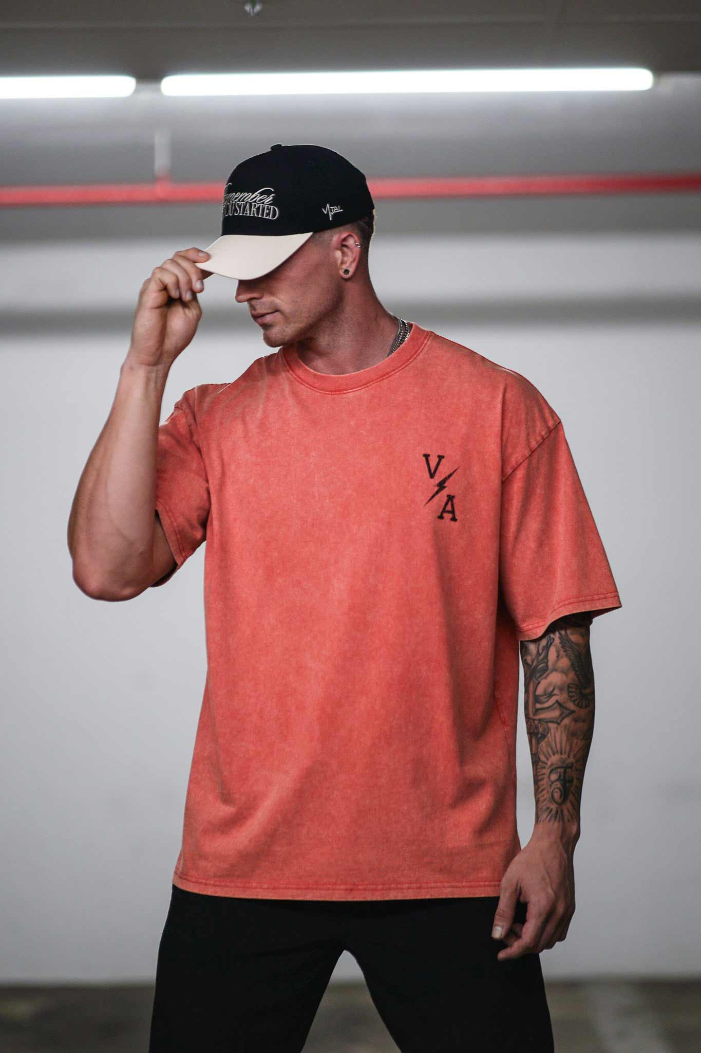 Supreme Oversized Pump Cover - CUC Energy/Red Acid - VITAL APPAREL