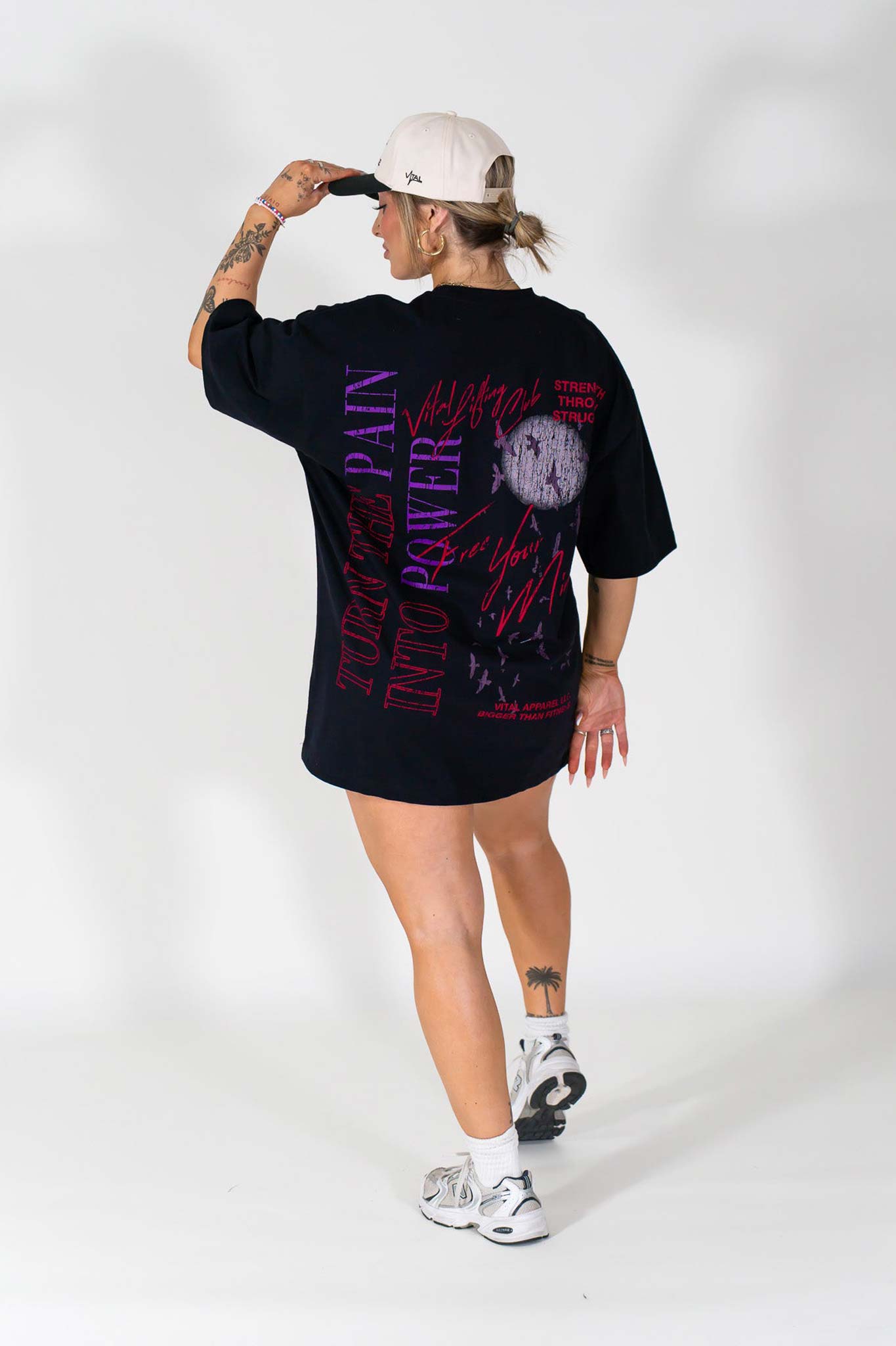 Supreme Oversized Pump Cover - Darkness T Purple/Red - VITAL APPAREL