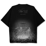 Oversized Pump Cover T-Shirt - Fight Night