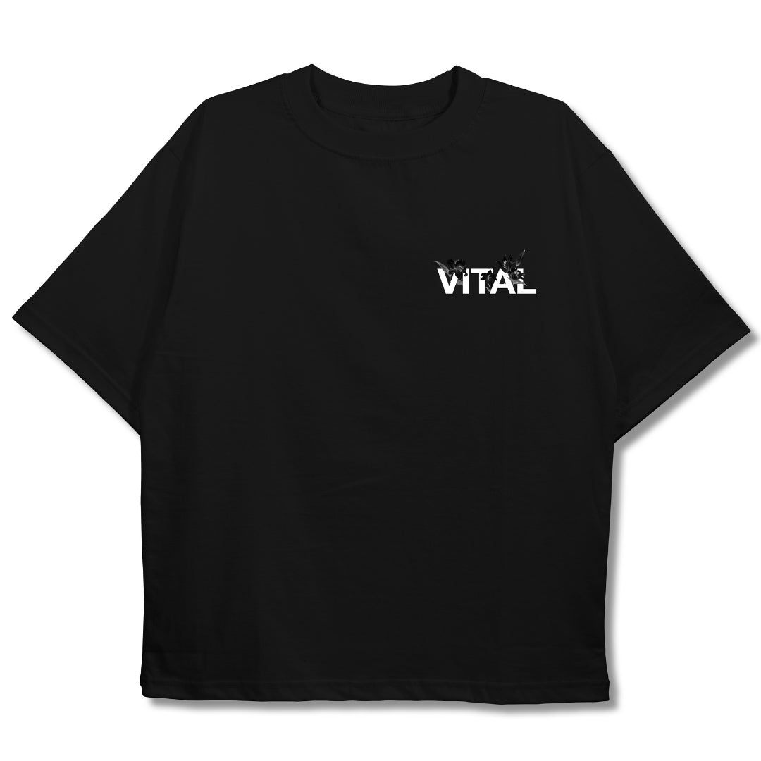 Supreme Oversized Pump Cover - Gratitude T Black/White - VITAL APPAREL