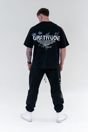 Supreme Oversized Pump Cover - Gratitude T Black/White - VITAL APPAREL