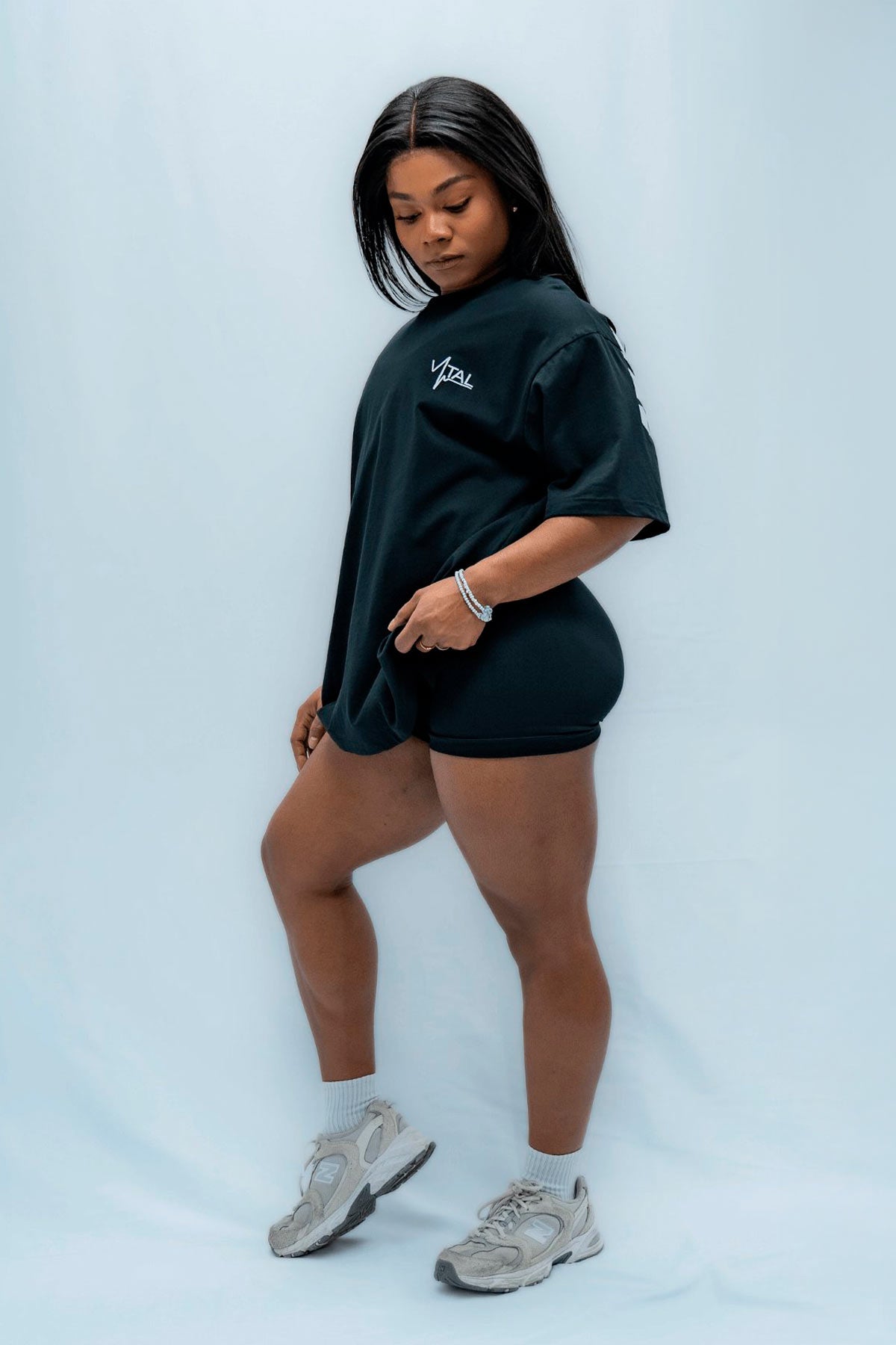 Supreme Oversized Pump Cover - Remember Why You Started Black/White - VITAL APPAREL