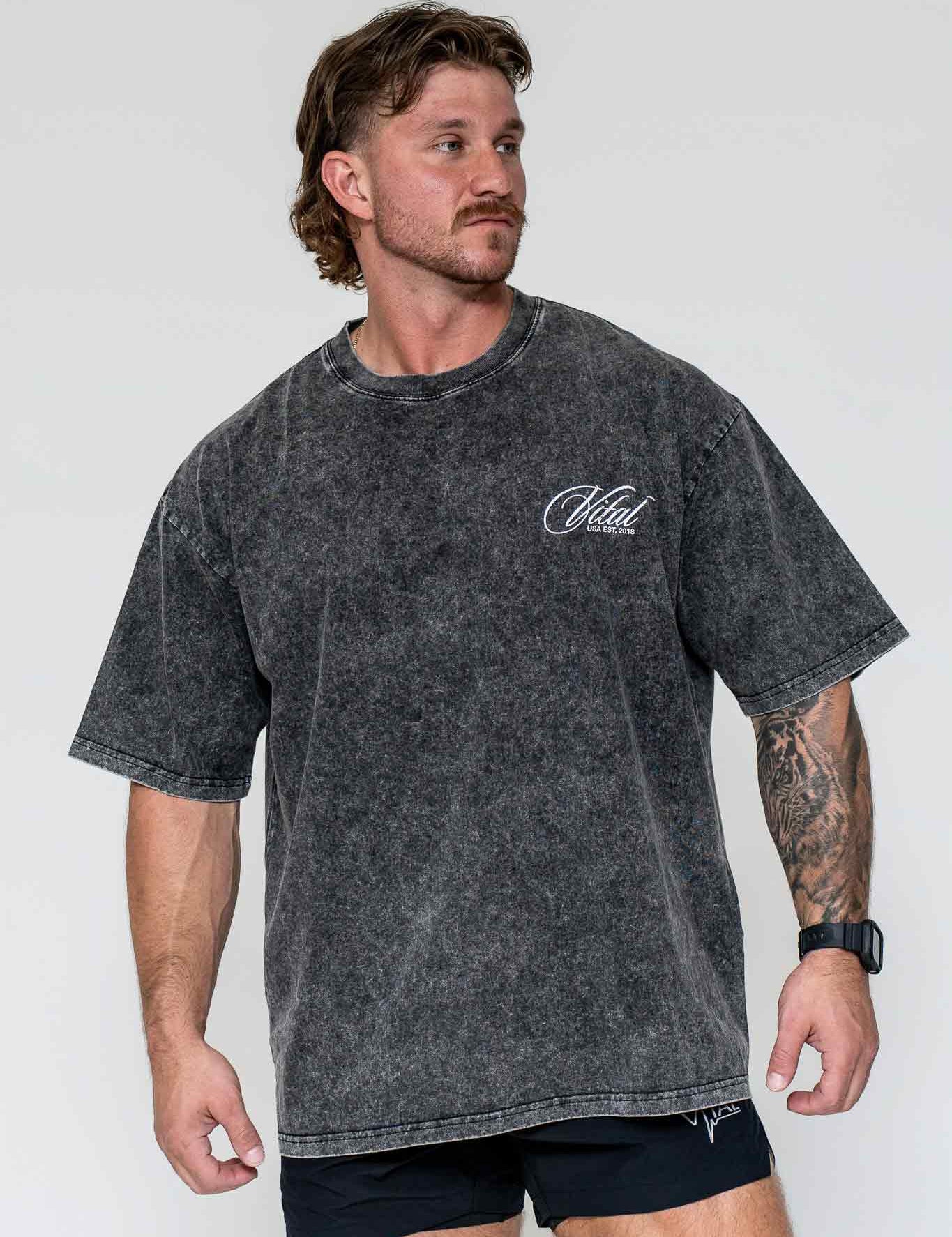 Supreme Oversized Pump Cover - Vintage RWYS Black Acid T - VITAL APPAREL