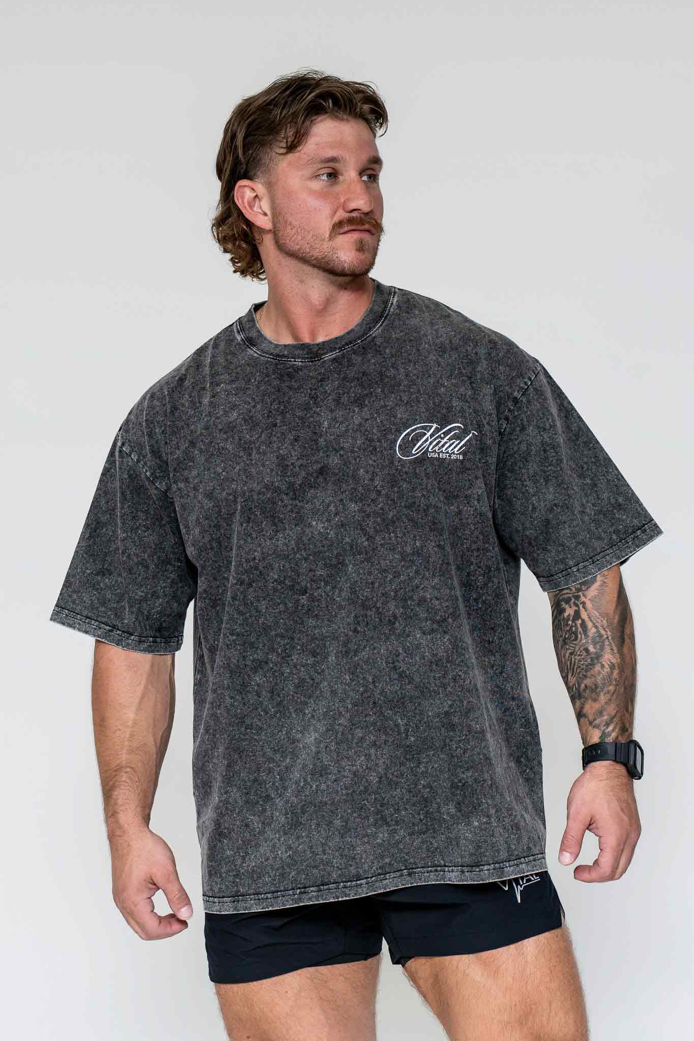 【TROVE 】 ソルムンレザー ジップアップブルゾン size3 Oversized Pump Cover T-Shirt - Vintage Remember Why You Started