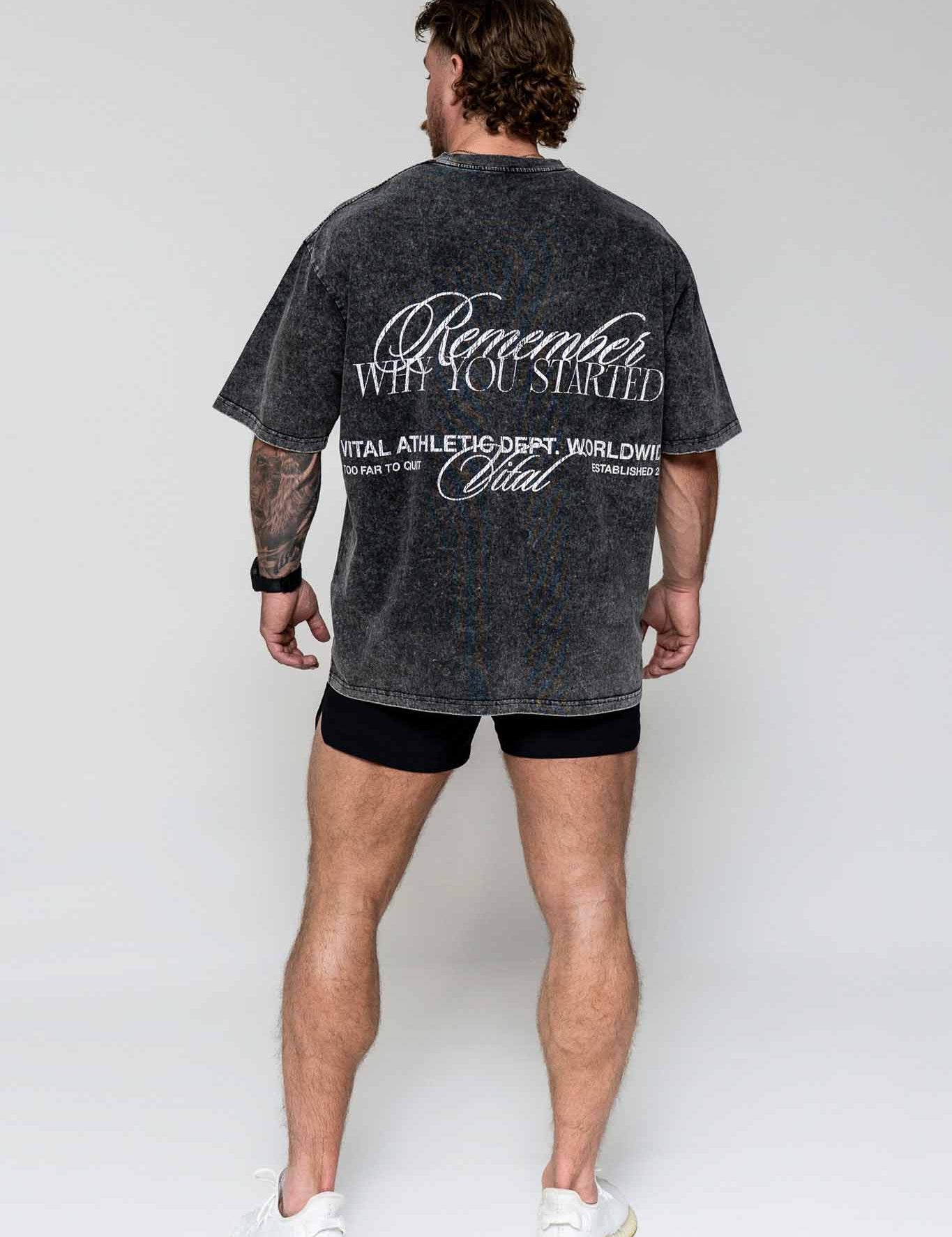 Supreme Oversized Pump Cover - Vintage RWYS Black Acid T - VITAL APPAREL